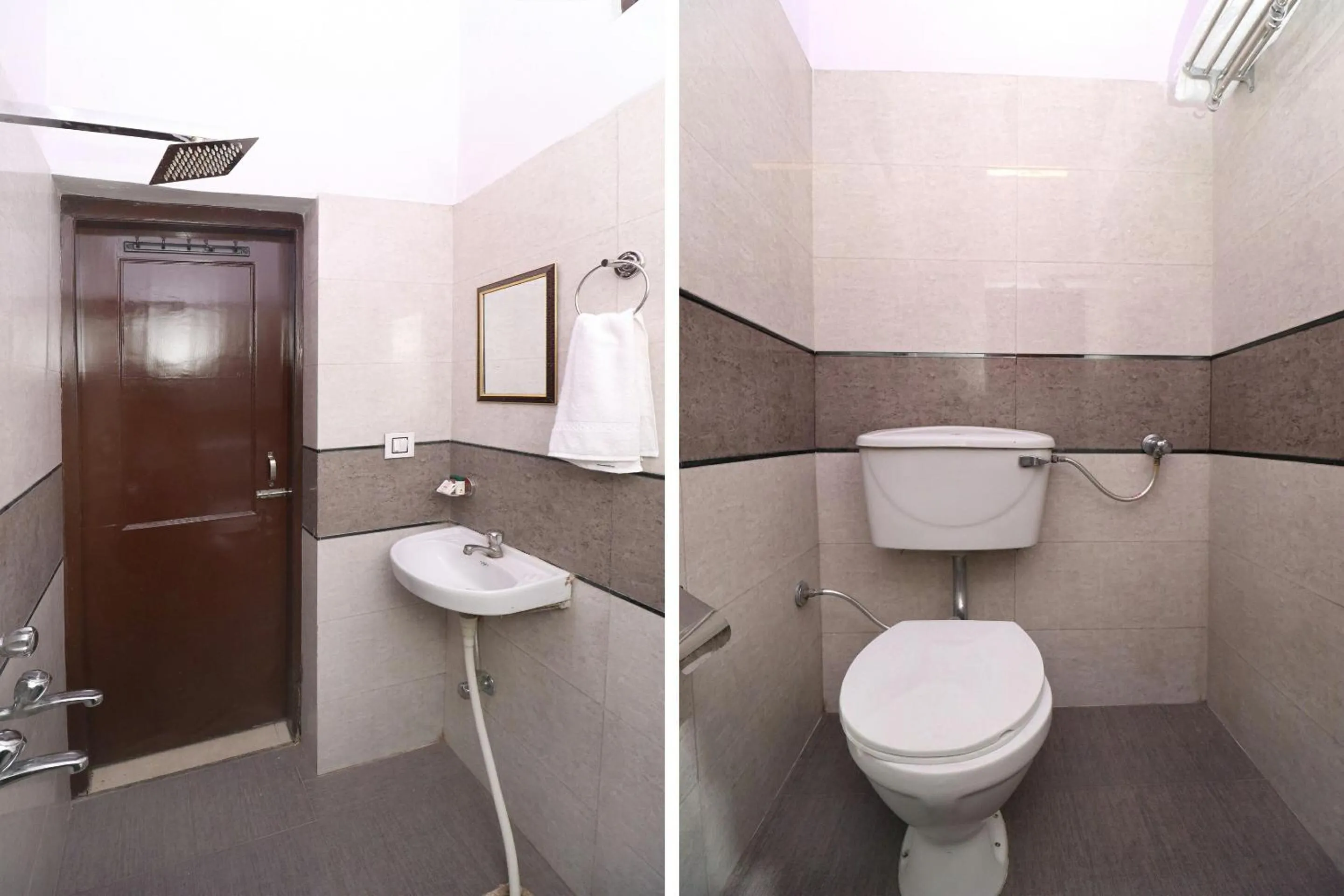 Bathroom in OYO Hotel Kailash Regency