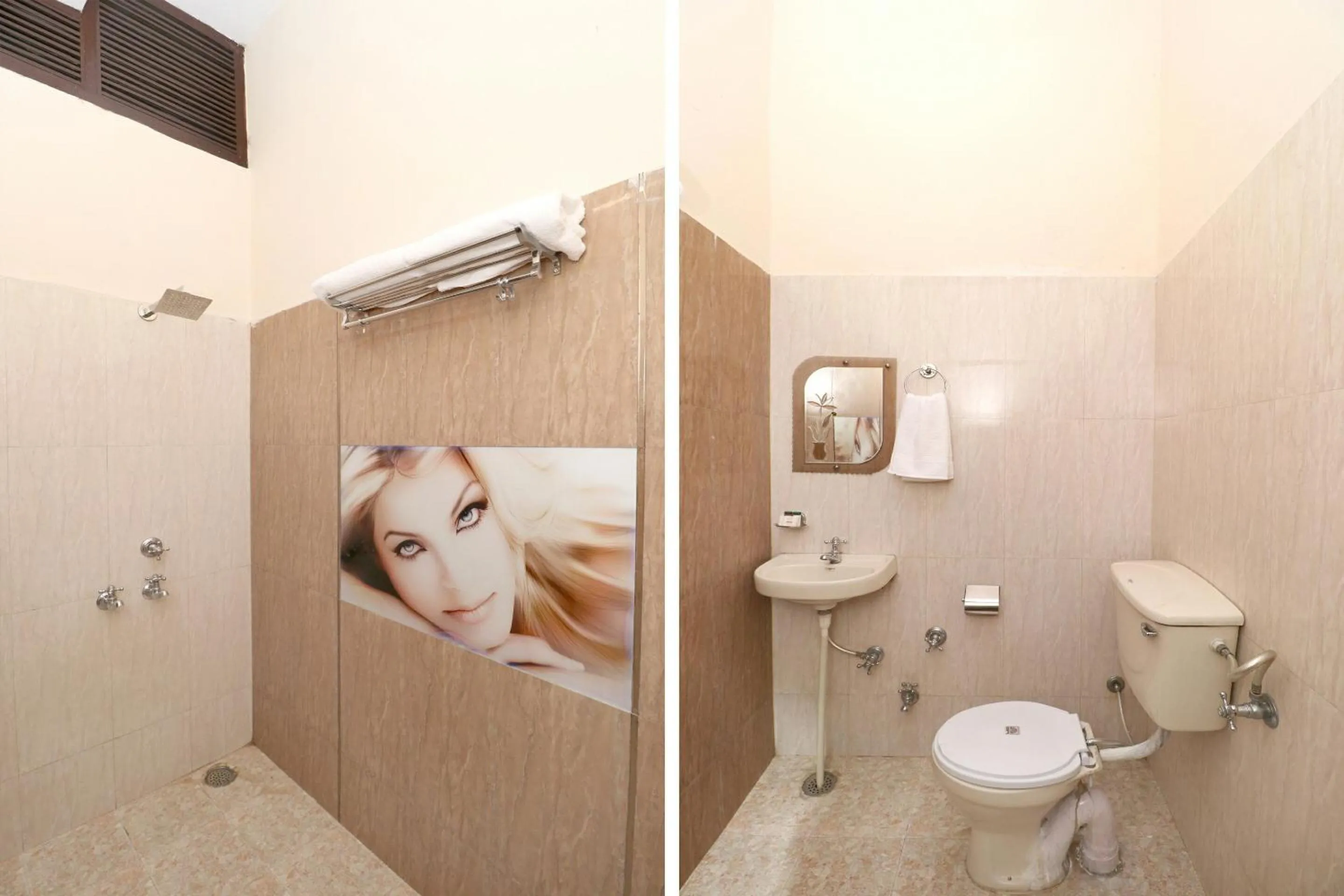 Bathroom in OYO Hotel Kailash Regency