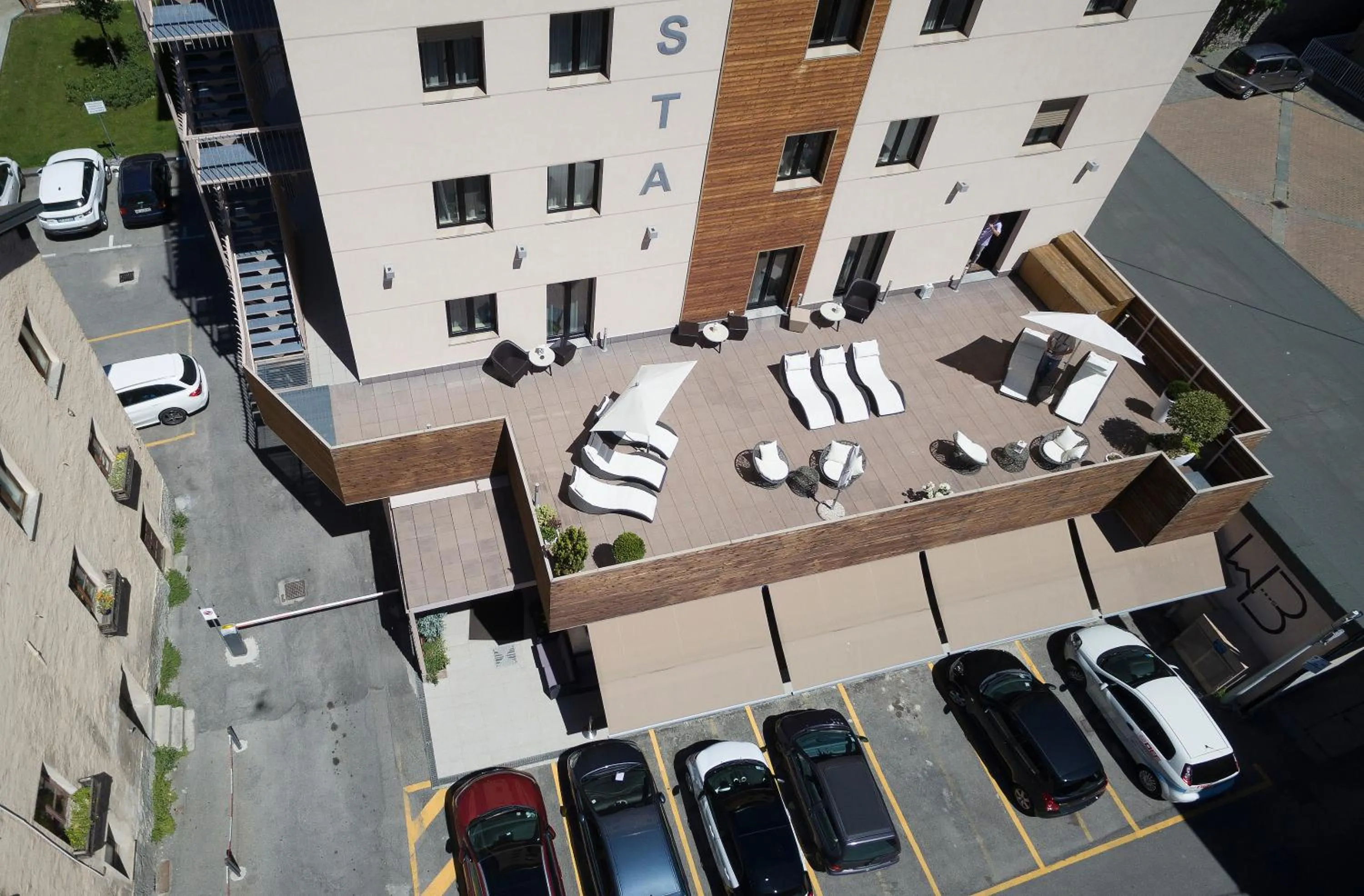 Bird's eye view in HB Aosta Hotel & Balcony SPA