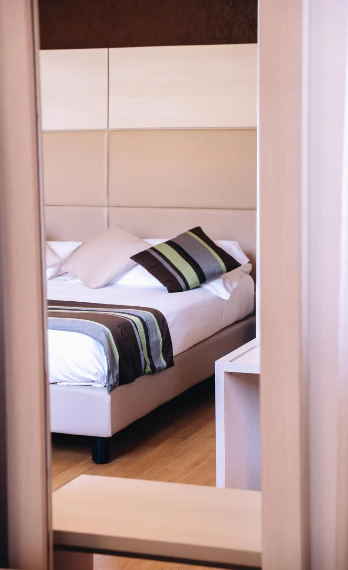 Bed in HB Aosta Hotel & Balcony SPA