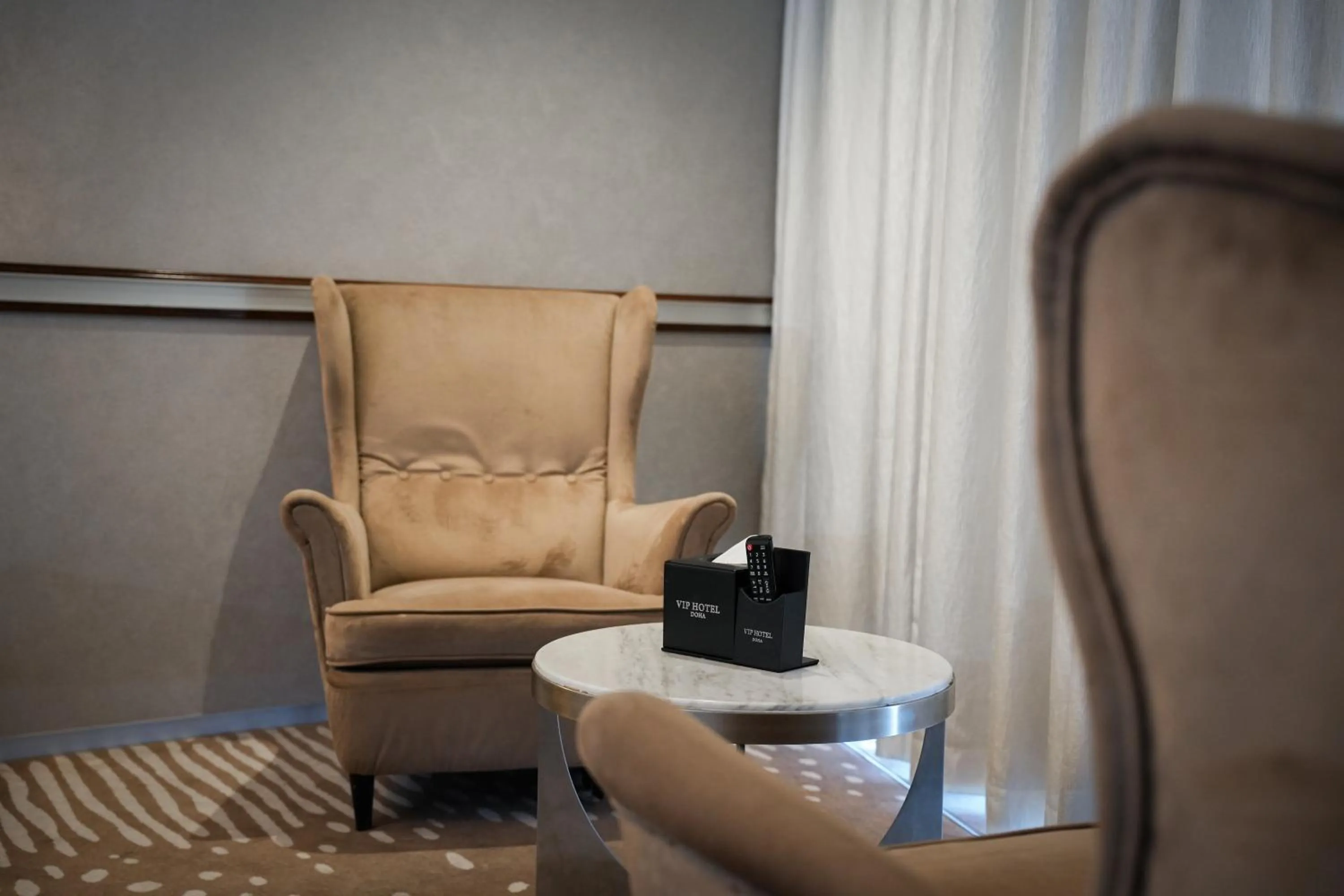 Seating area in VIP Hotel Doha Qatar