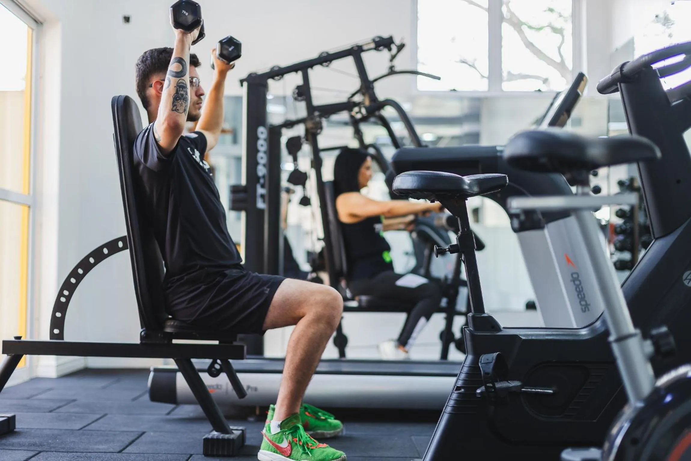 Fitness centre/facilities in Hotel Nacional Inn Curitiba Santa Felicidade