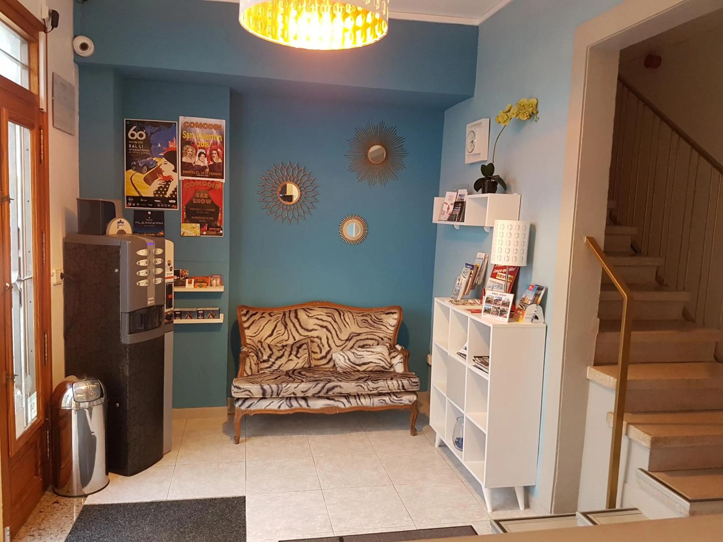 Lobby or reception in Hotel Alexandra Sitges