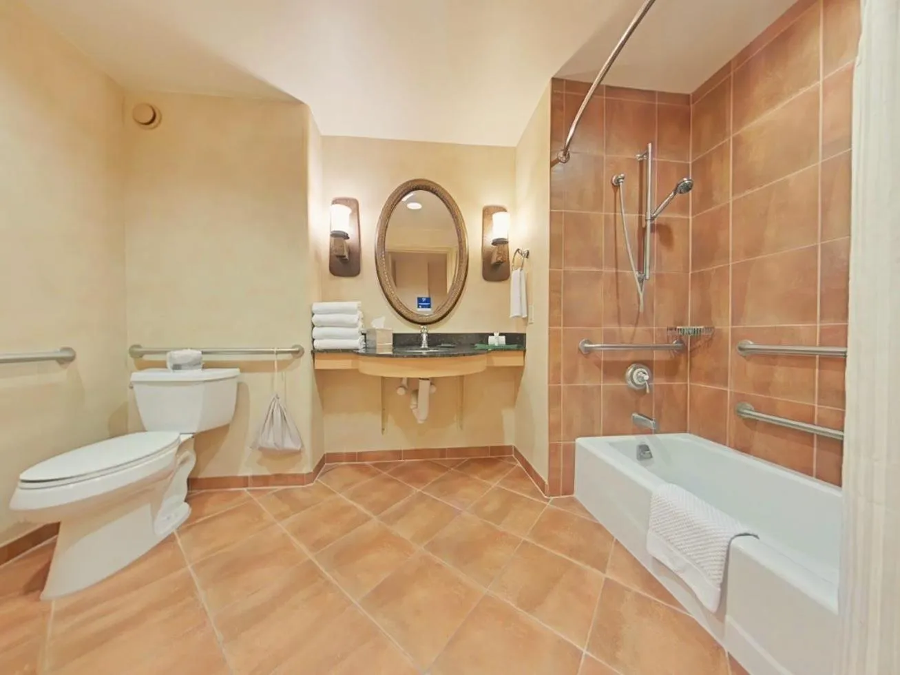 Bathroom in Hilton Santa Fe Buffalo Thunder