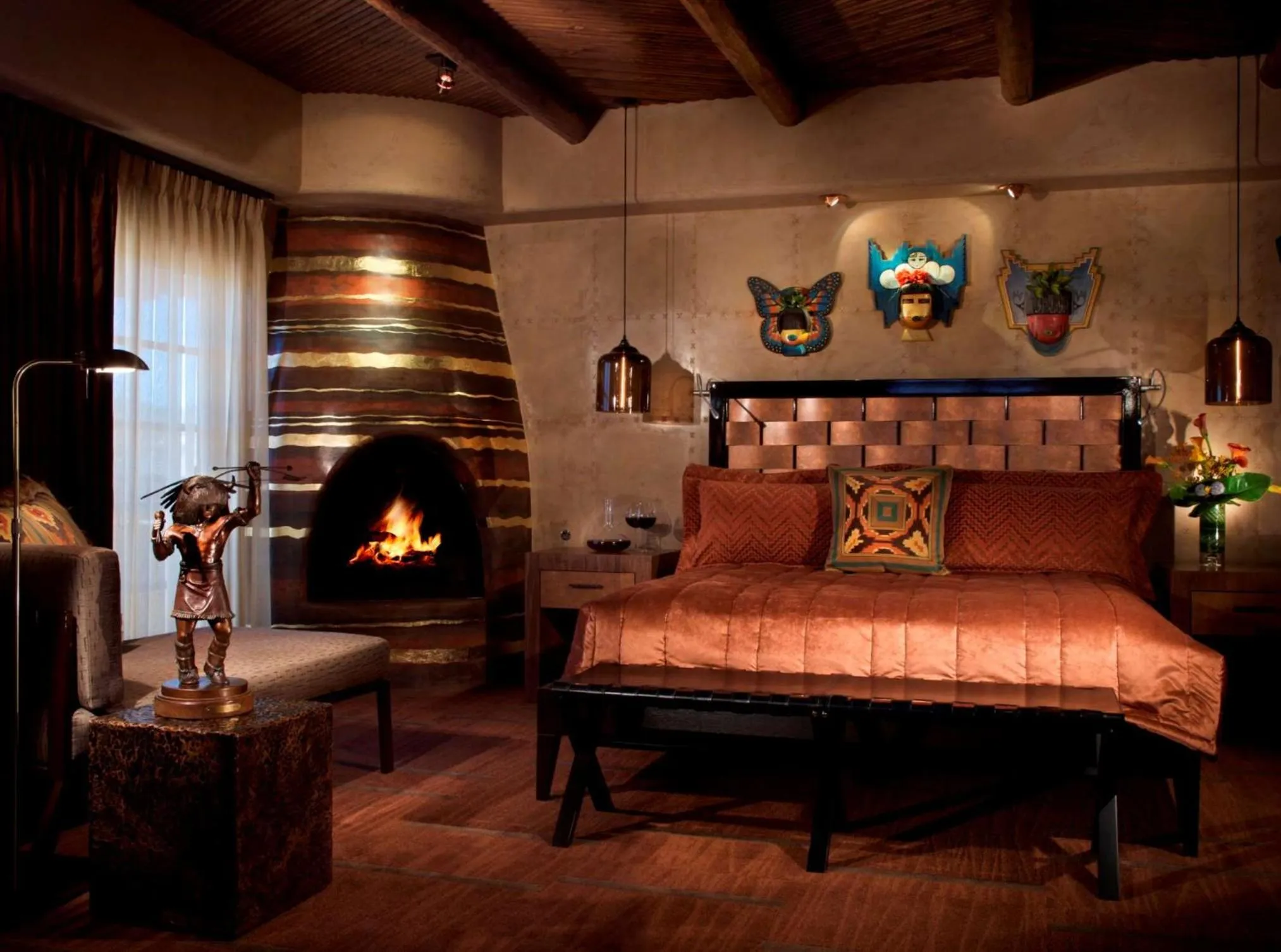 Bed in Hilton Santa Fe Buffalo Thunder