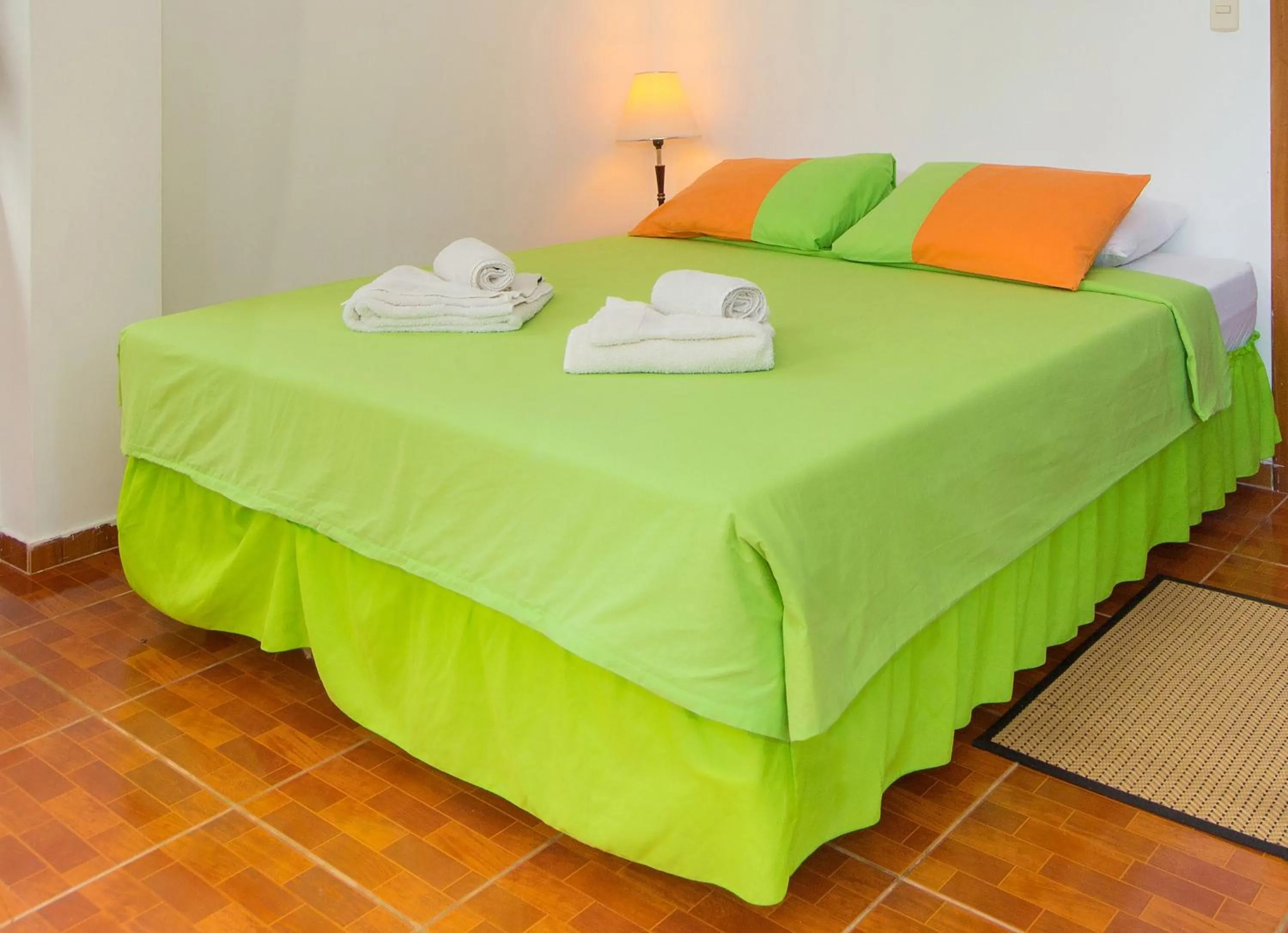 Bed in Hotel Twin Galápagos