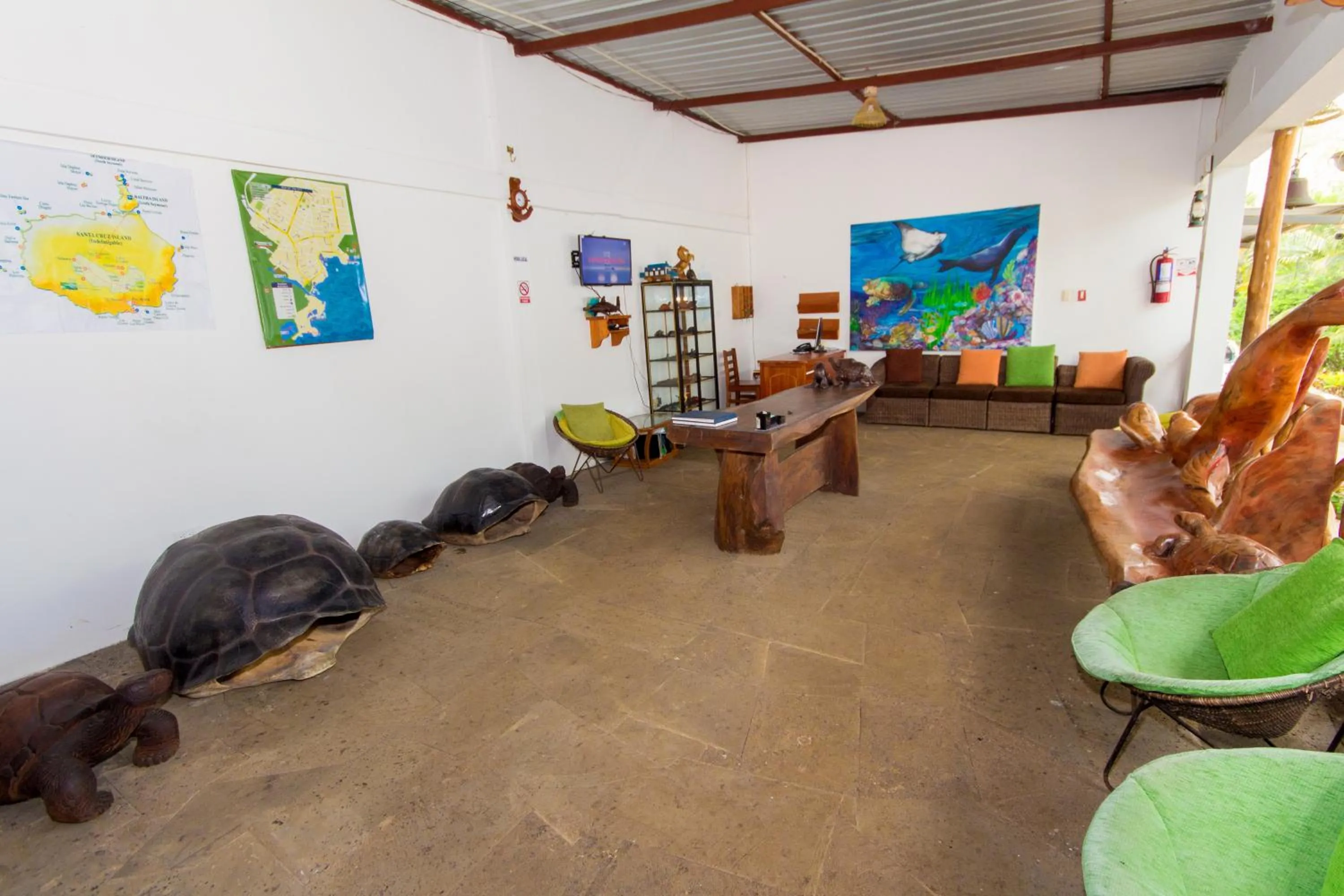 Lobby or reception in Hotel Twin Galápagos