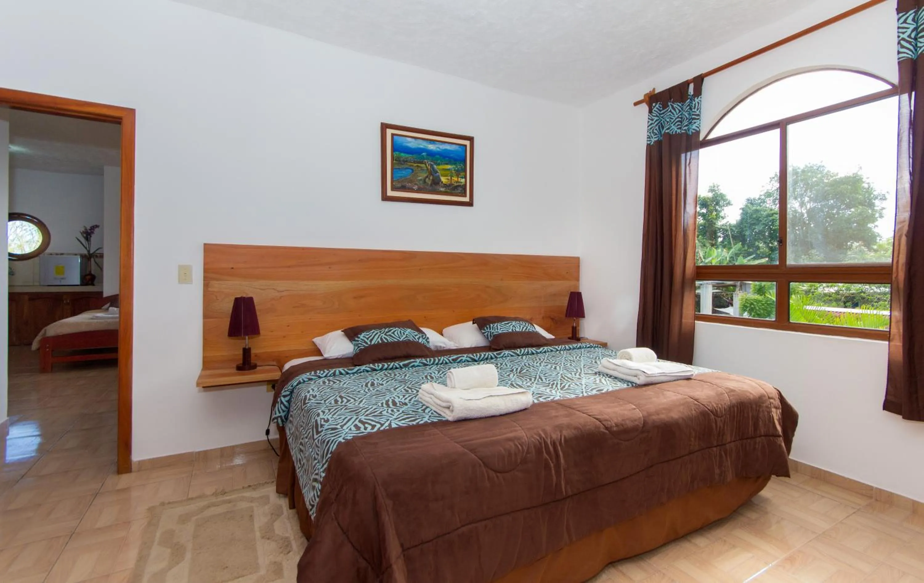 Bed in Hotel Twin Galápagos