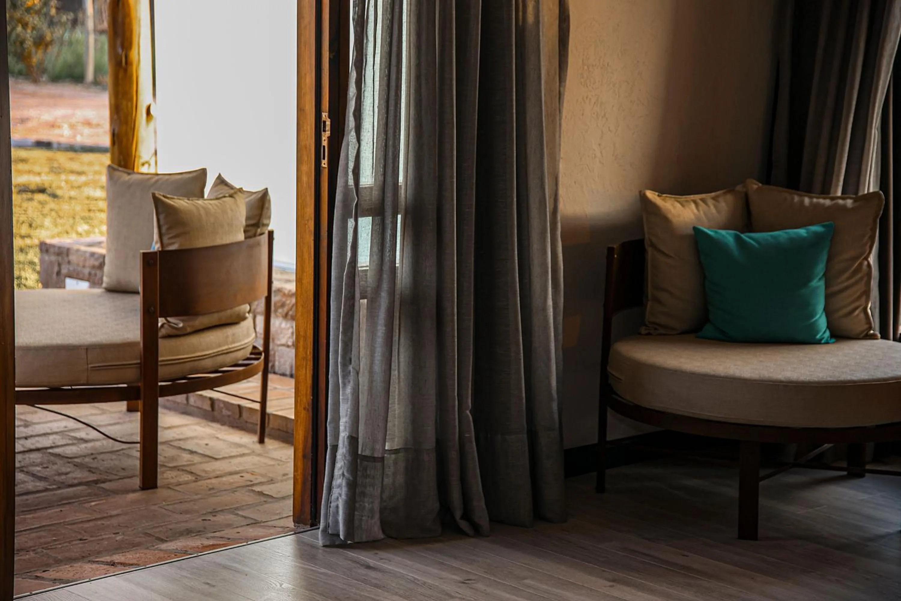 Garden view in Algodon Wine Estates & Champions Club