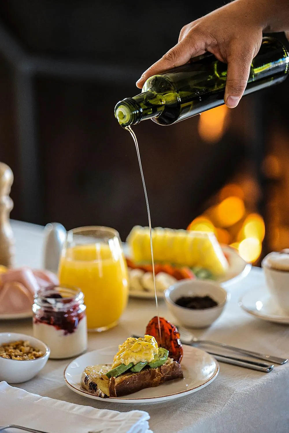 Breakfast in Algodon Wine Estates & Champions Club