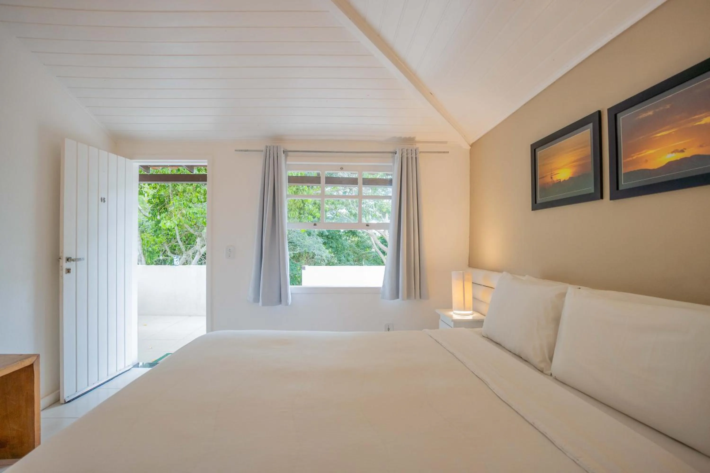 Bed in Pousada Vila Pitanga