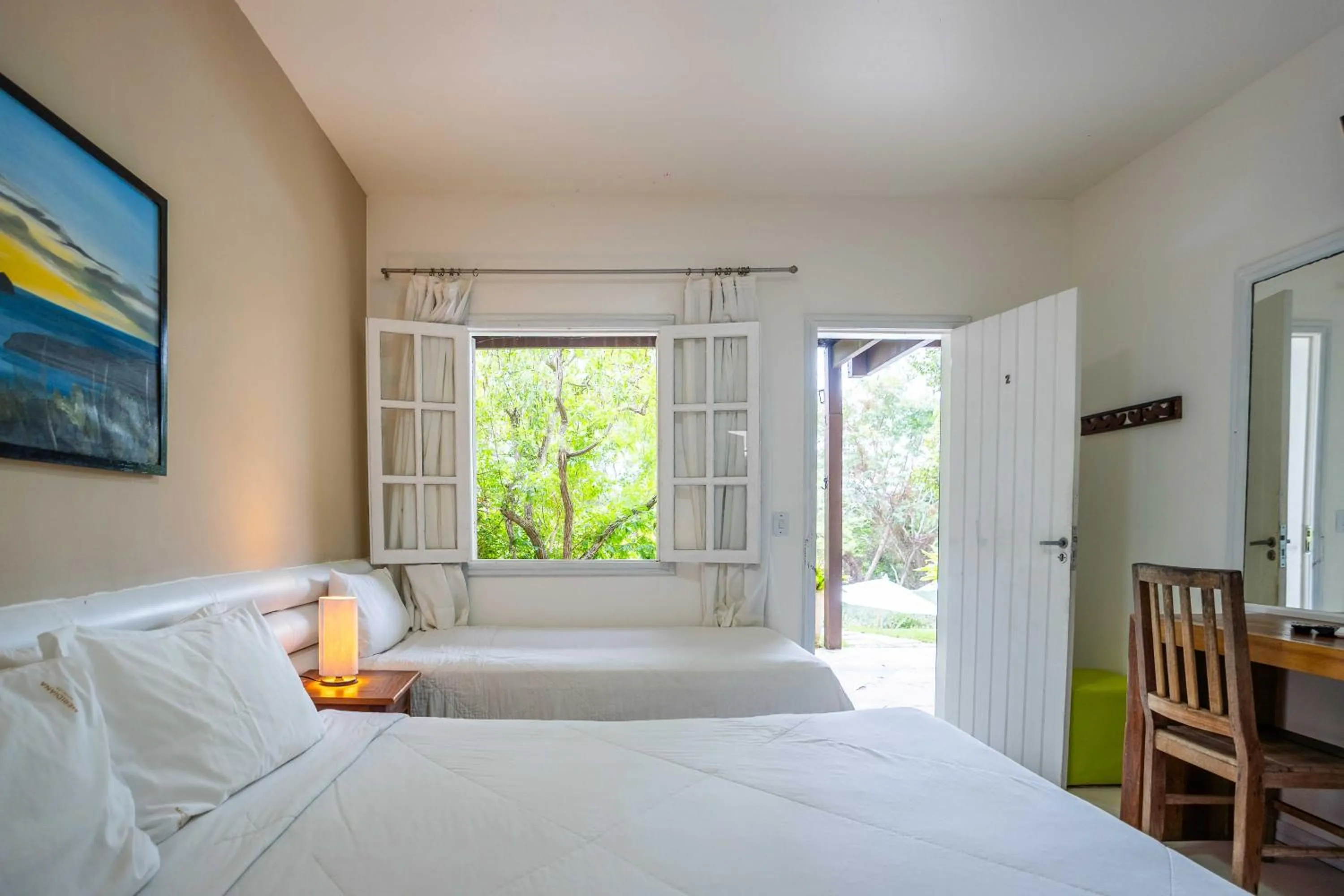 Bed in Pousada Vila Pitanga