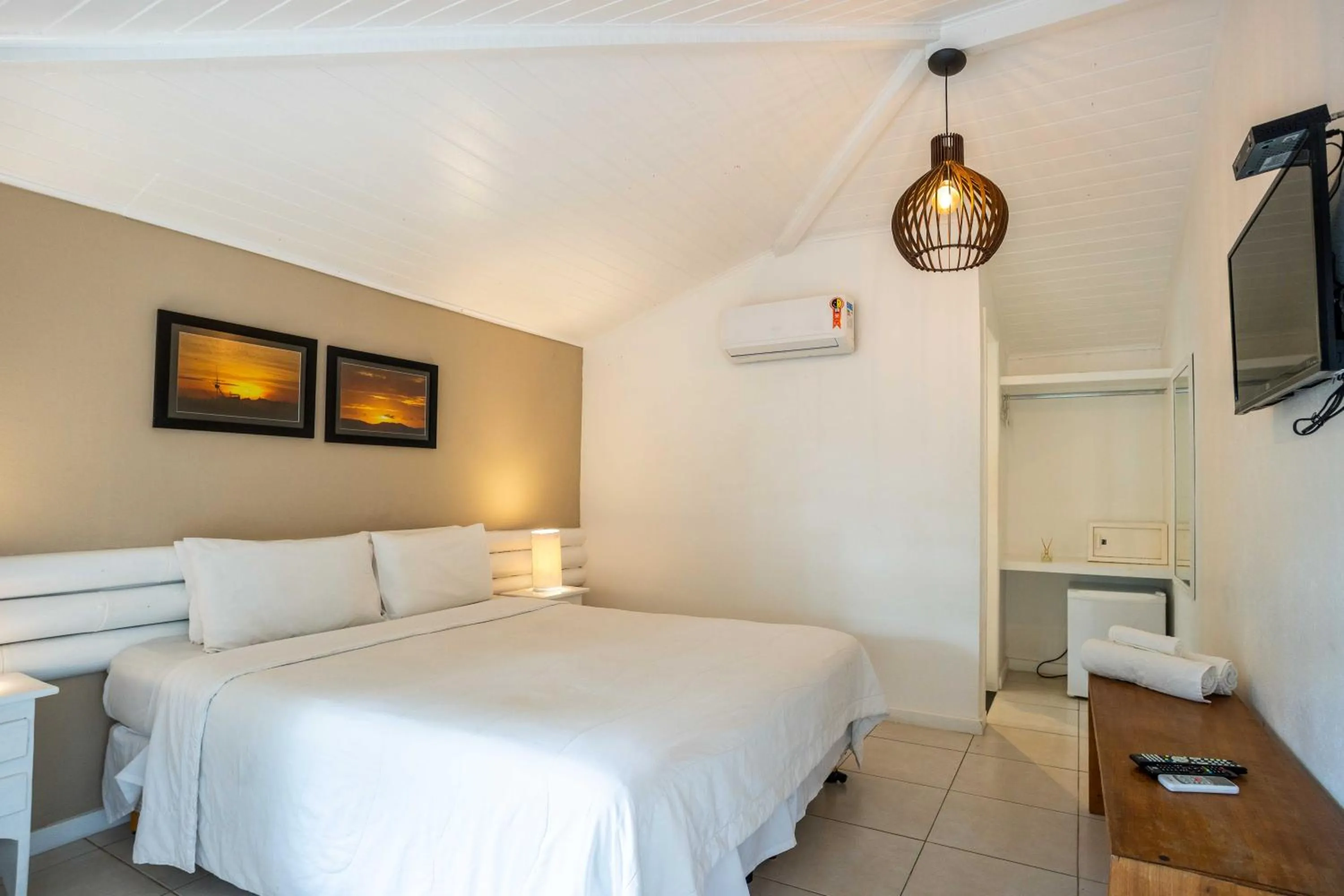 Bed in Pousada Vila Pitanga