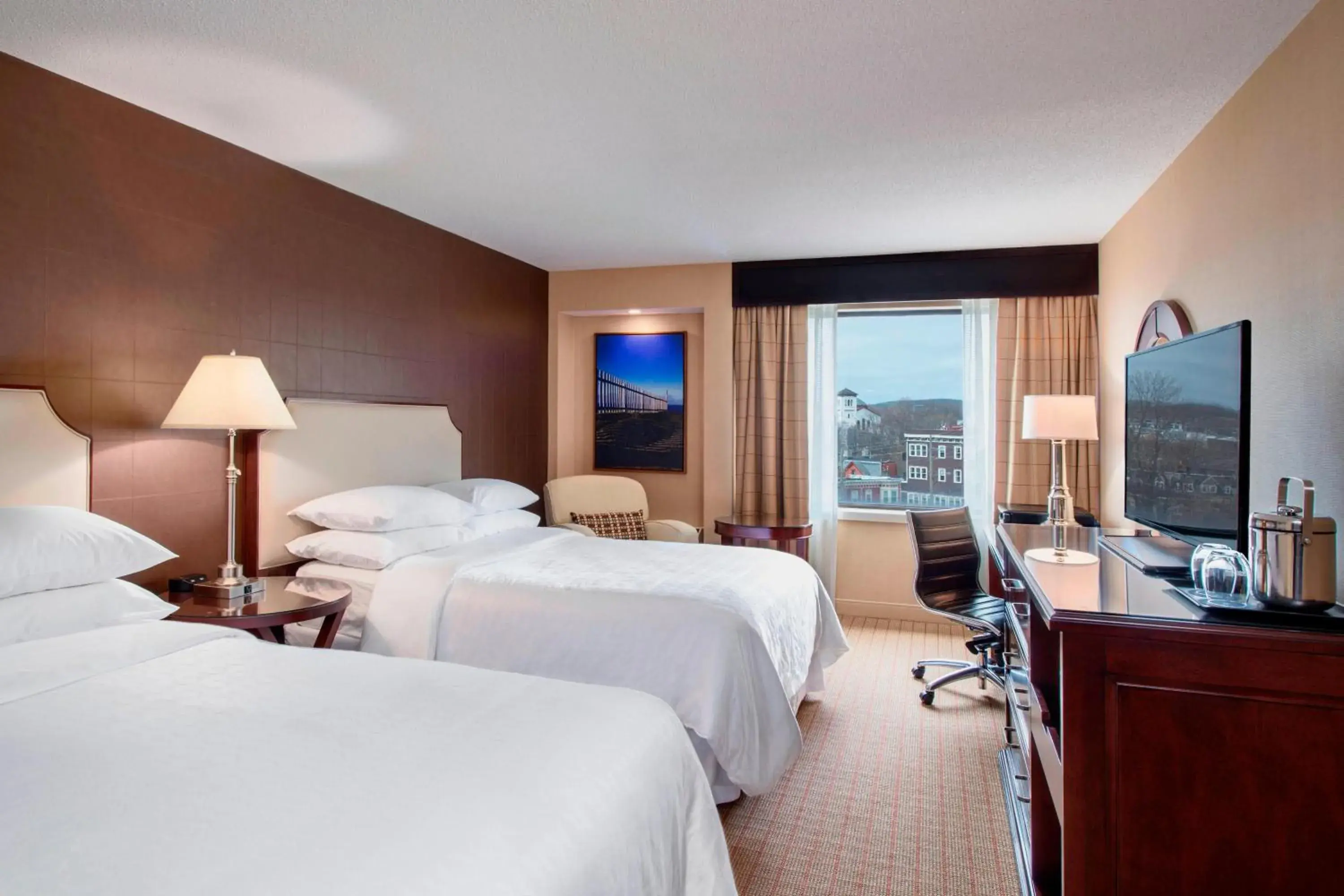 Guest room, 2 Double, City view in Sheraton Hotel Newfoundland Guest room, 2 Double, City view in Sheraton Hotel Newfoundland