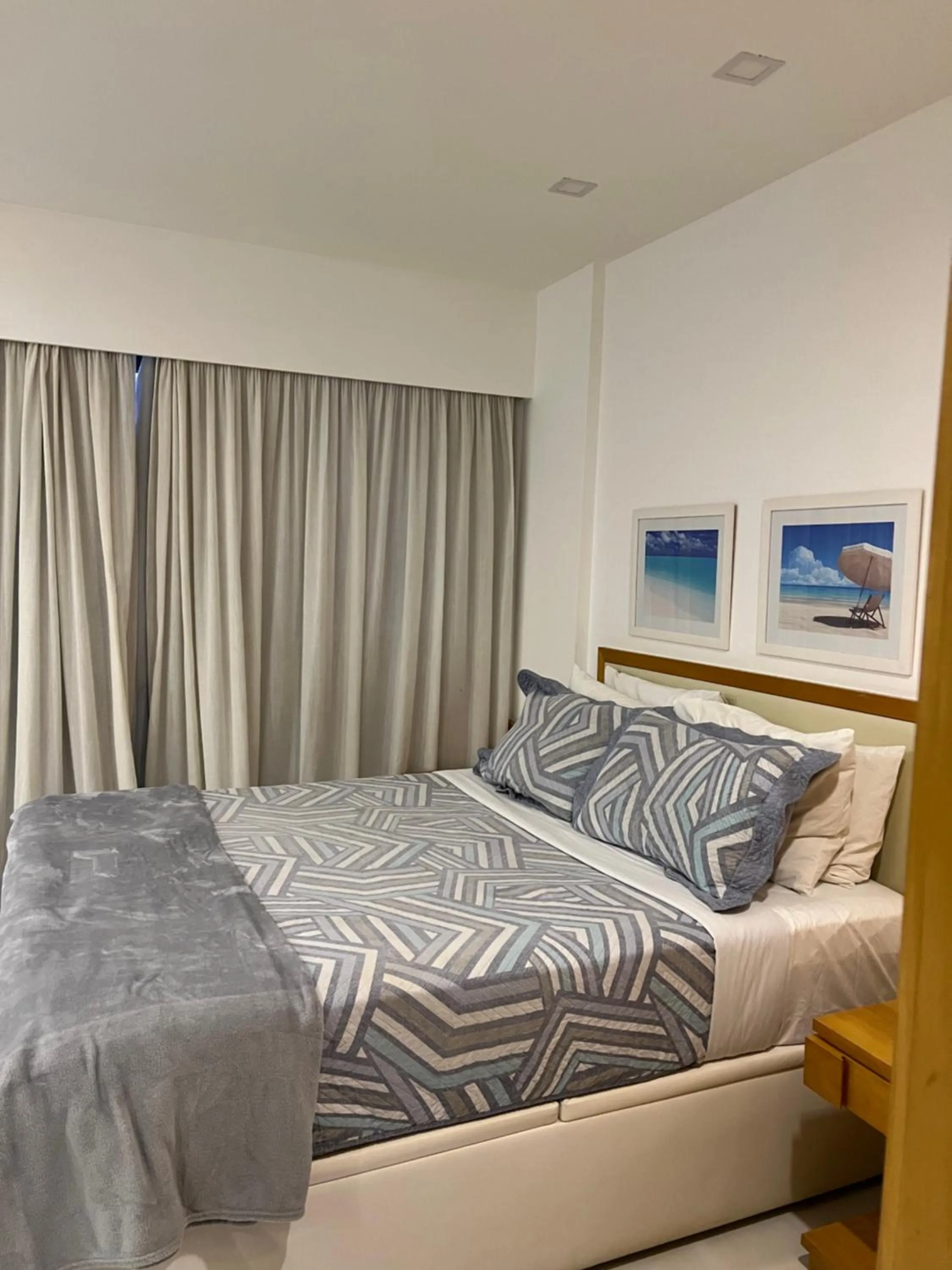 Bed in Flat na praia