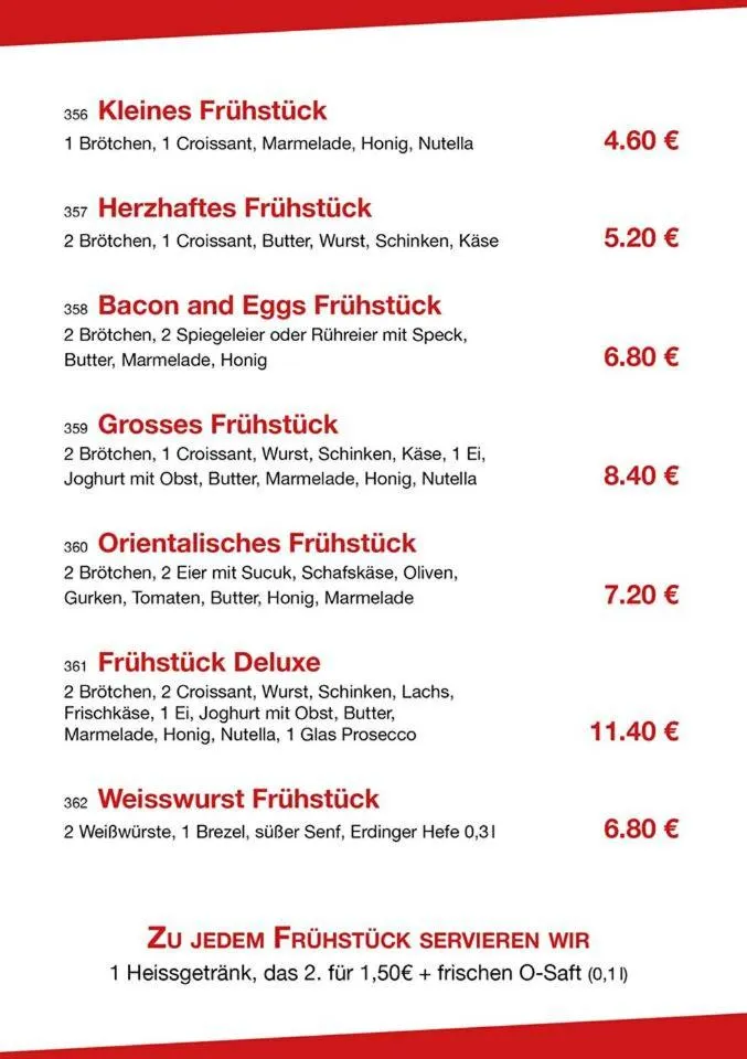 Breakfast in Hotel Garni Italia