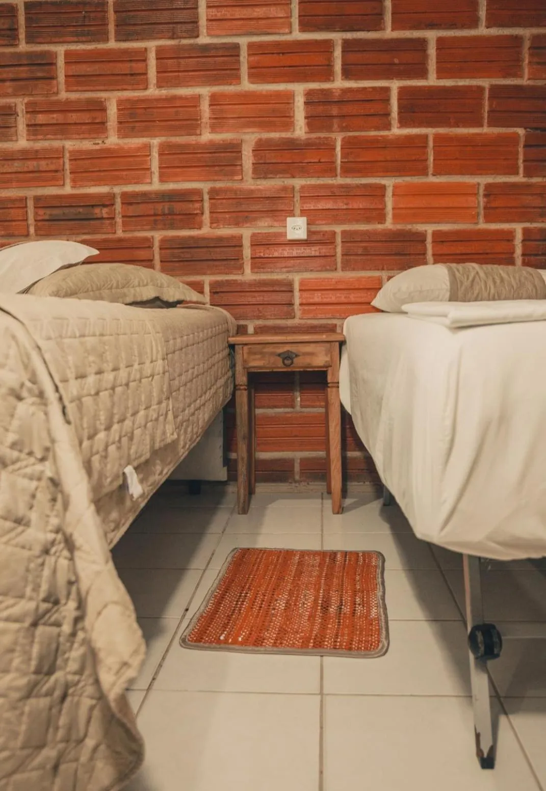 Bed in A Ilha Verde Hotel Pousada na Praia