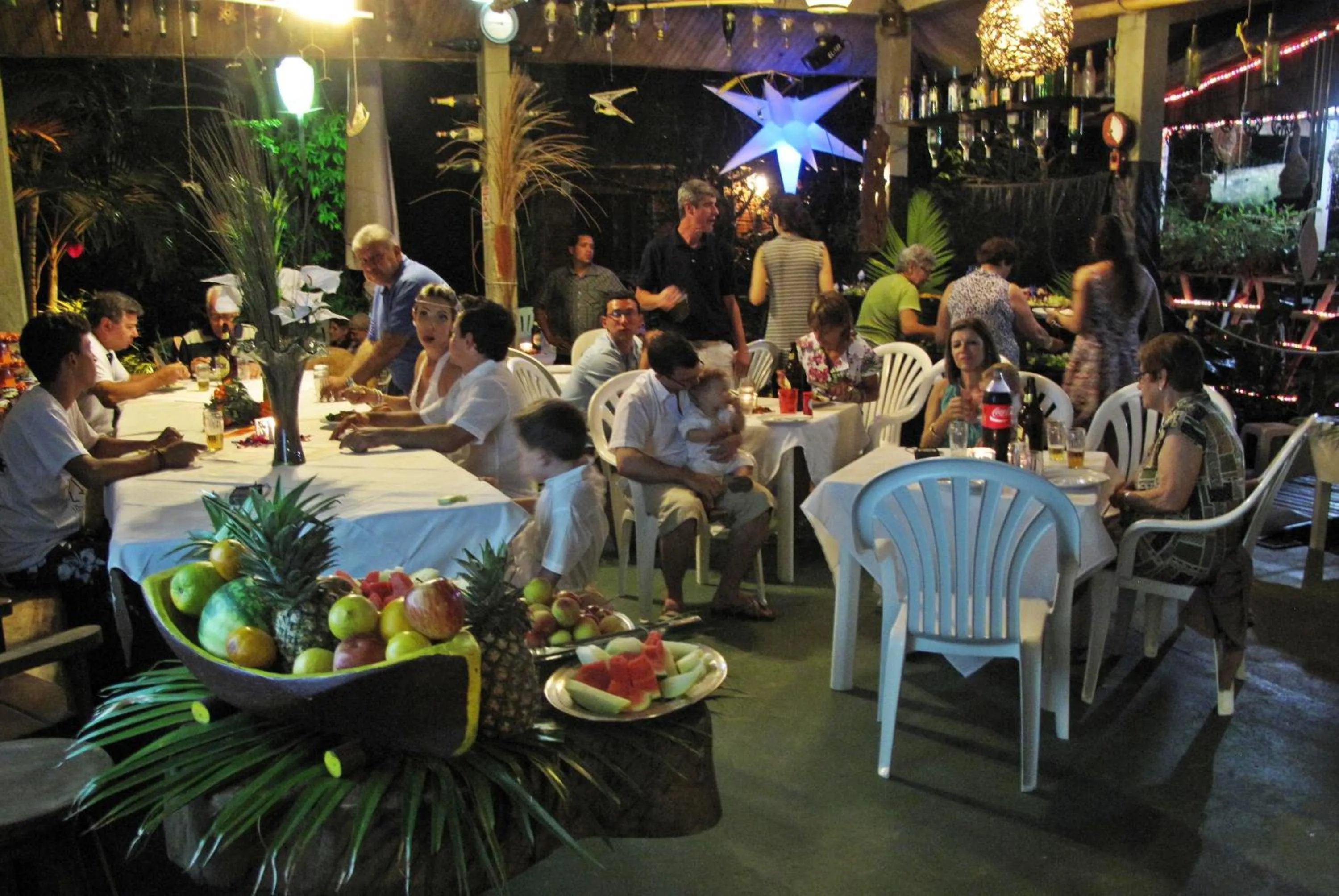 Restaurant/places to eat in A Ilha Verde Hotel Pousada na Praia