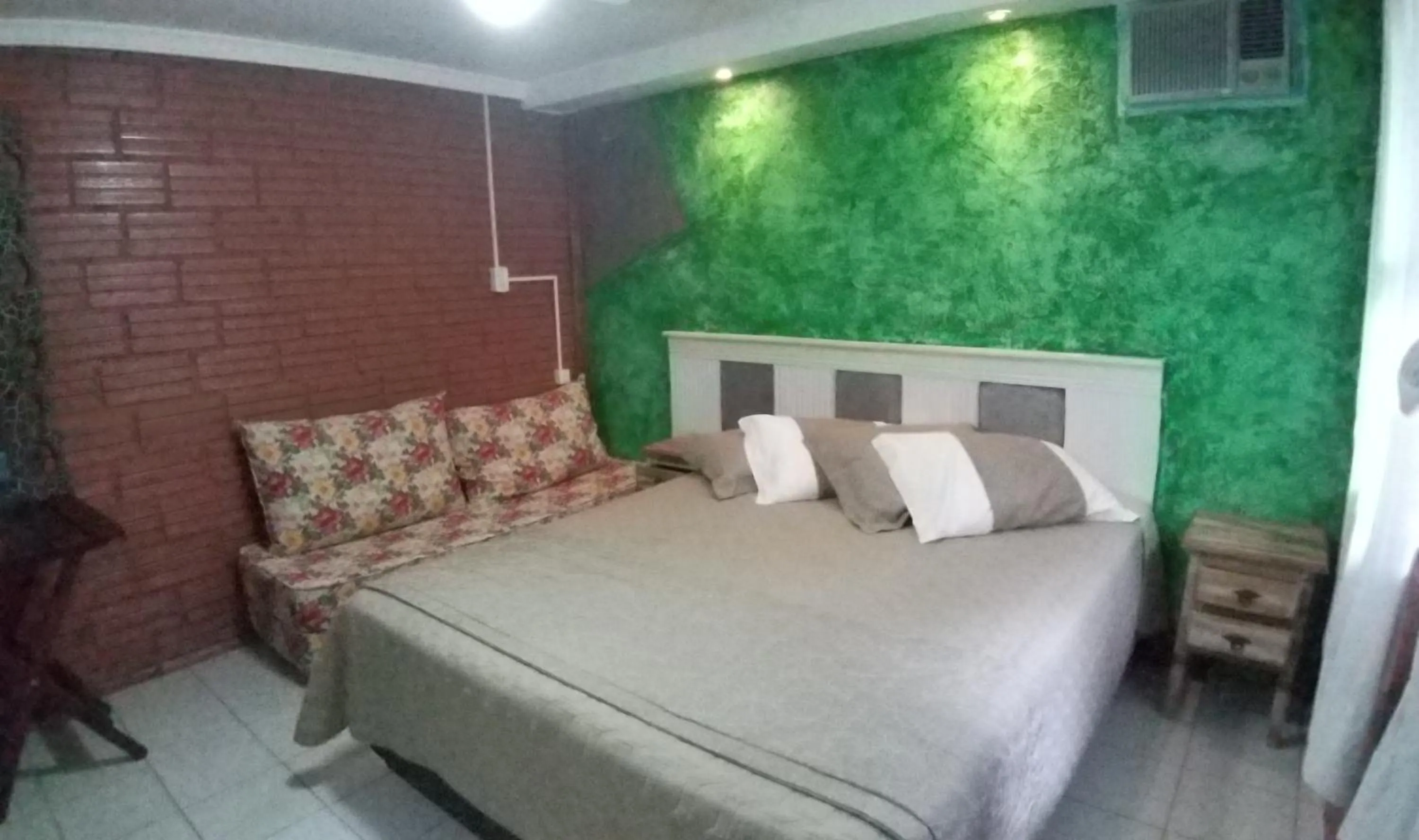 Bed in A Ilha Verde Hotel Pousada na Praia