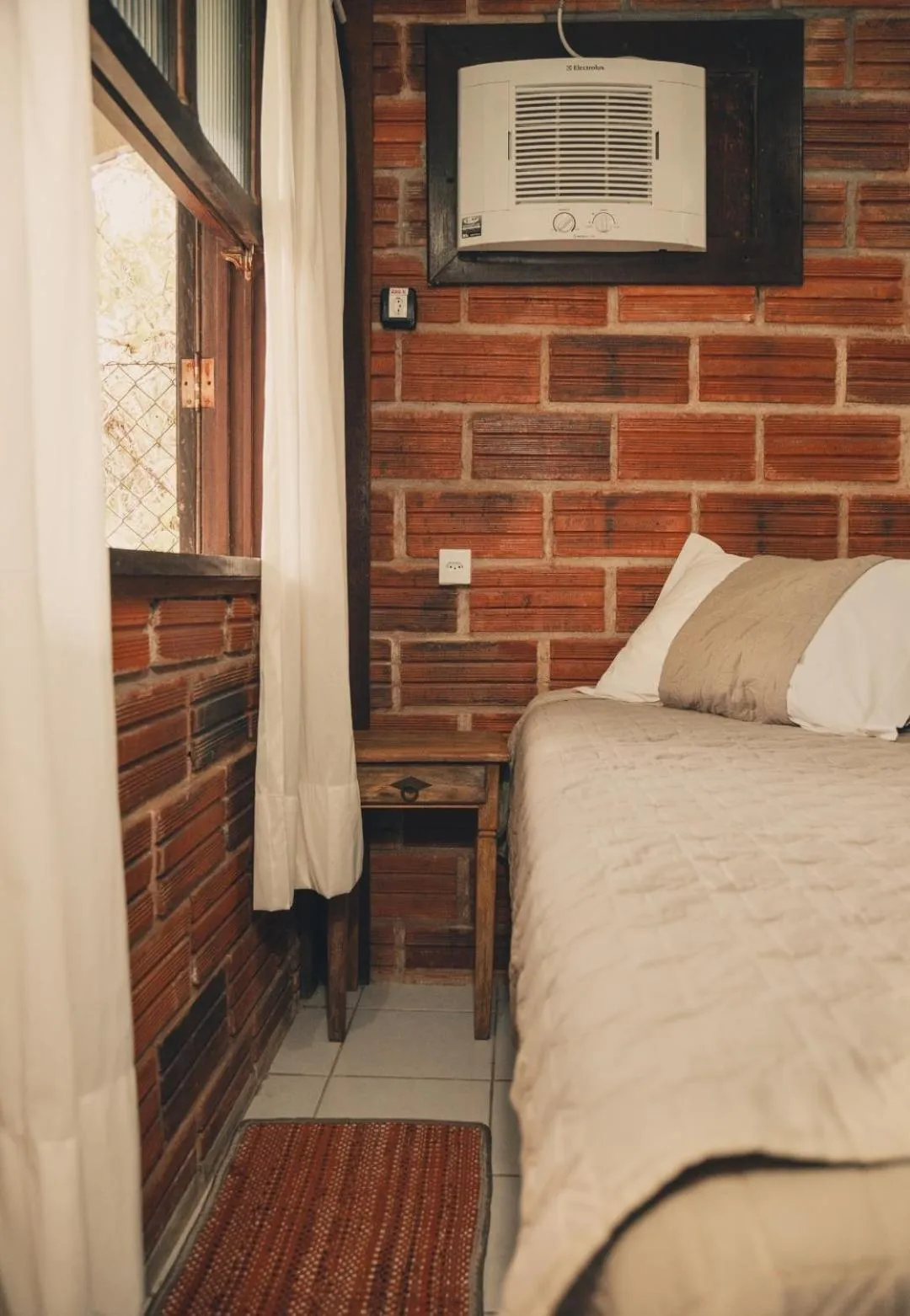 Bed in A Ilha Verde Hotel Pousada na Praia