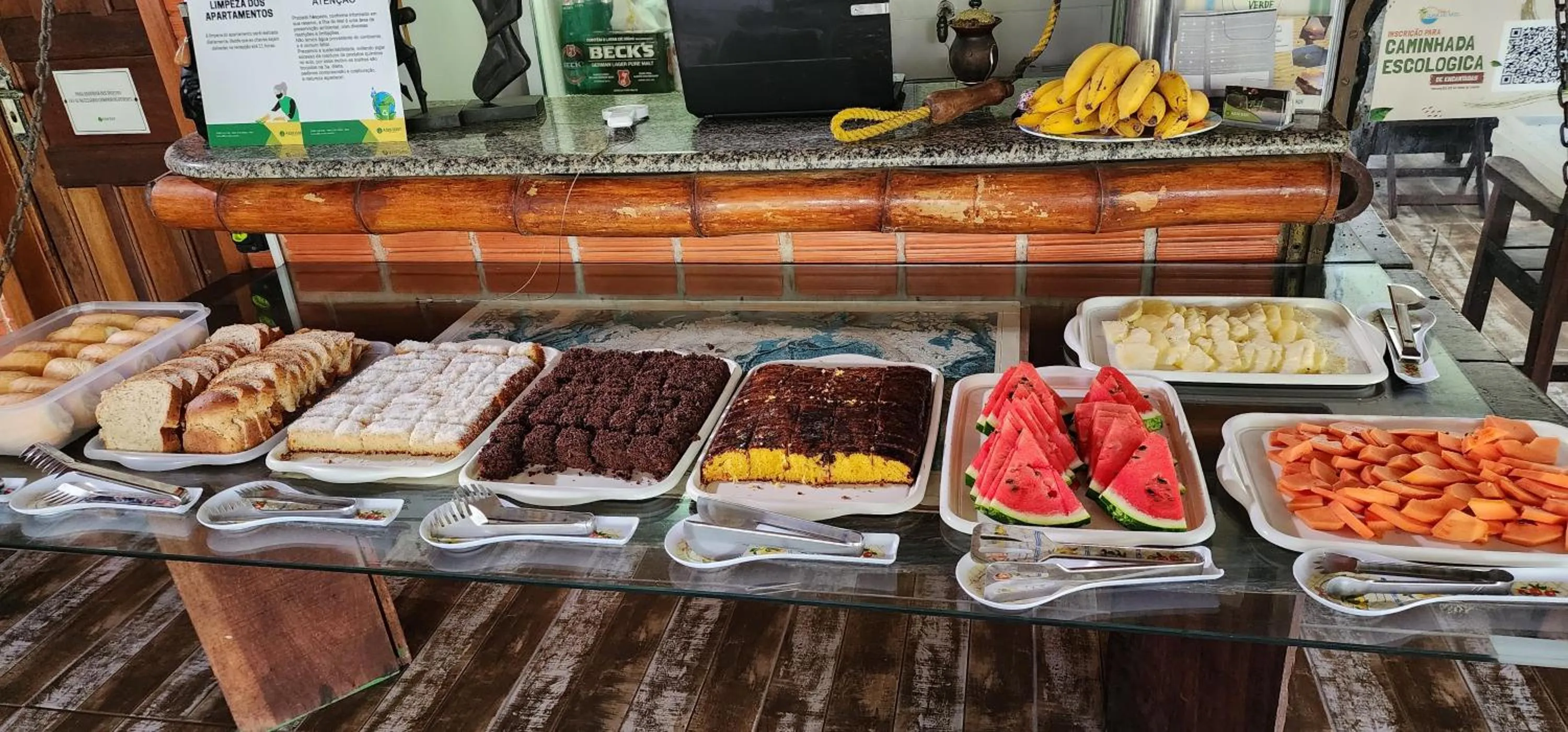 Breakfast in A Ilha Verde Hotel Pousada na Praia