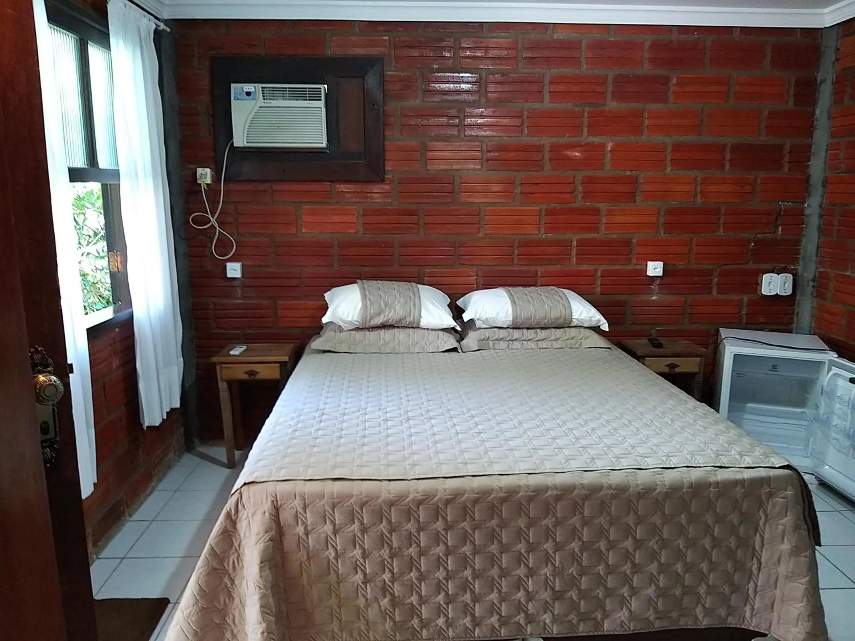 Bed in A Ilha Verde Hotel Pousada na Praia