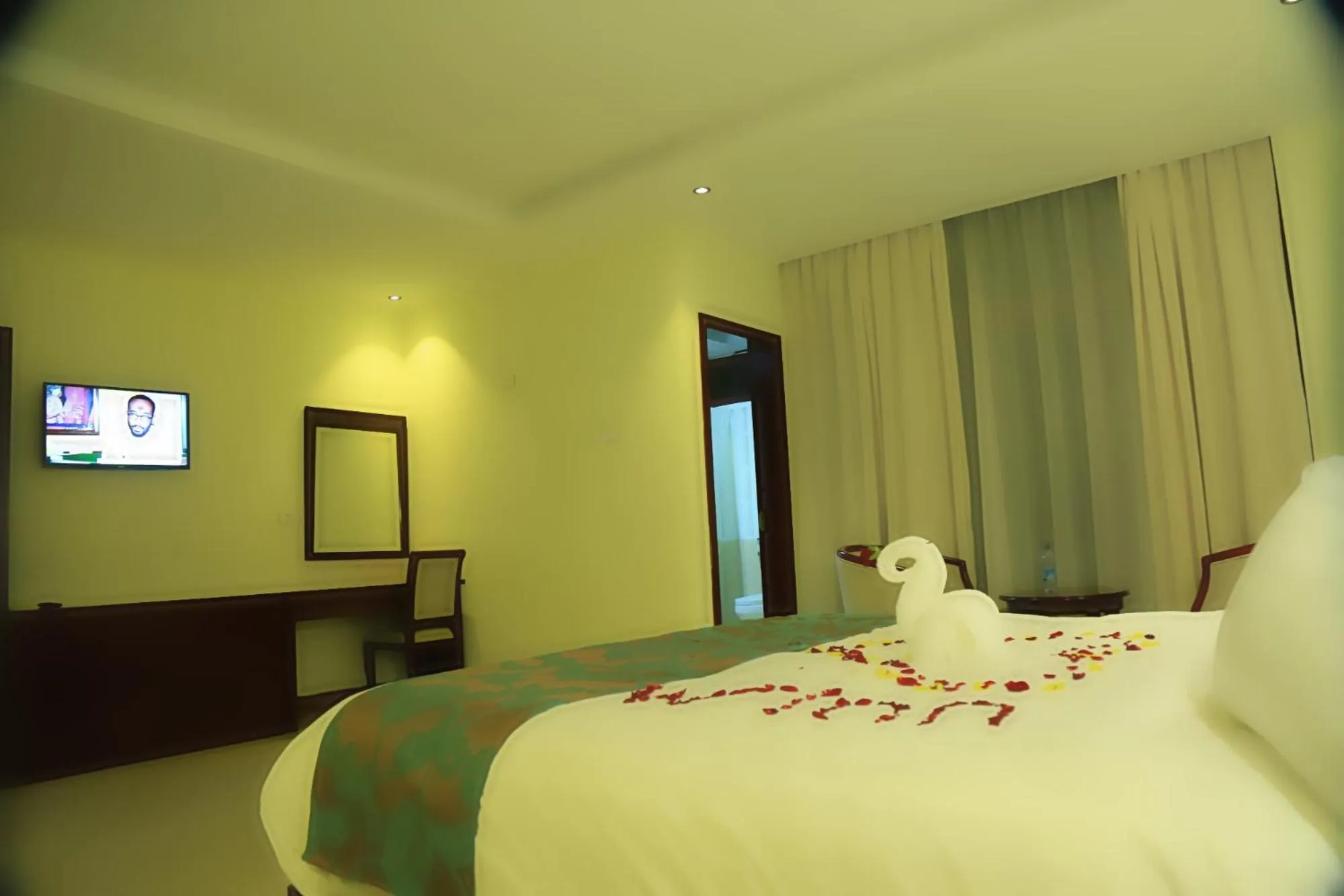 Bed in Winn Hotel - Bahir Dar