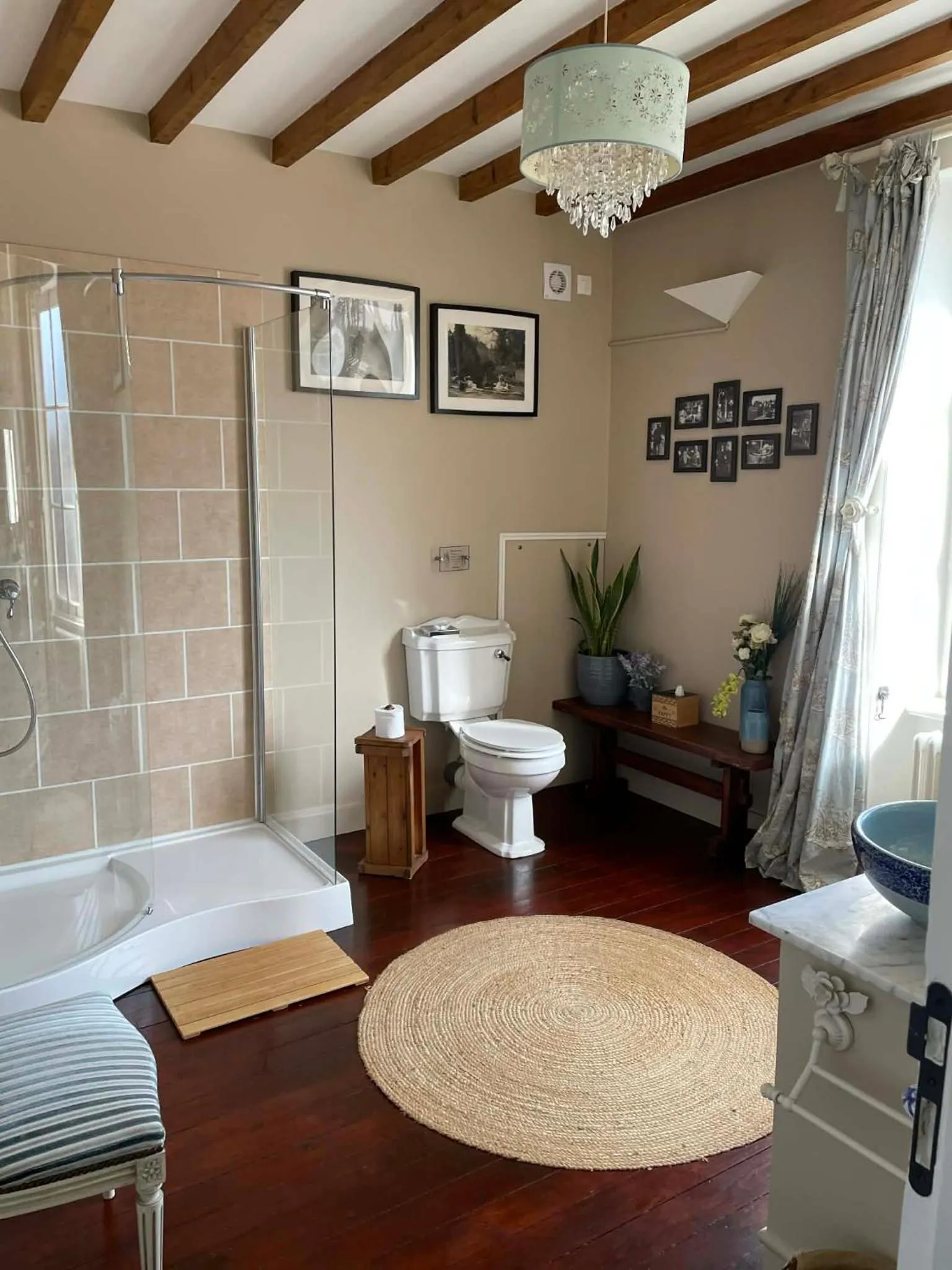 Bed in The Old Farm of Amfreville Chambre d' Hotes & Table d' Hotes