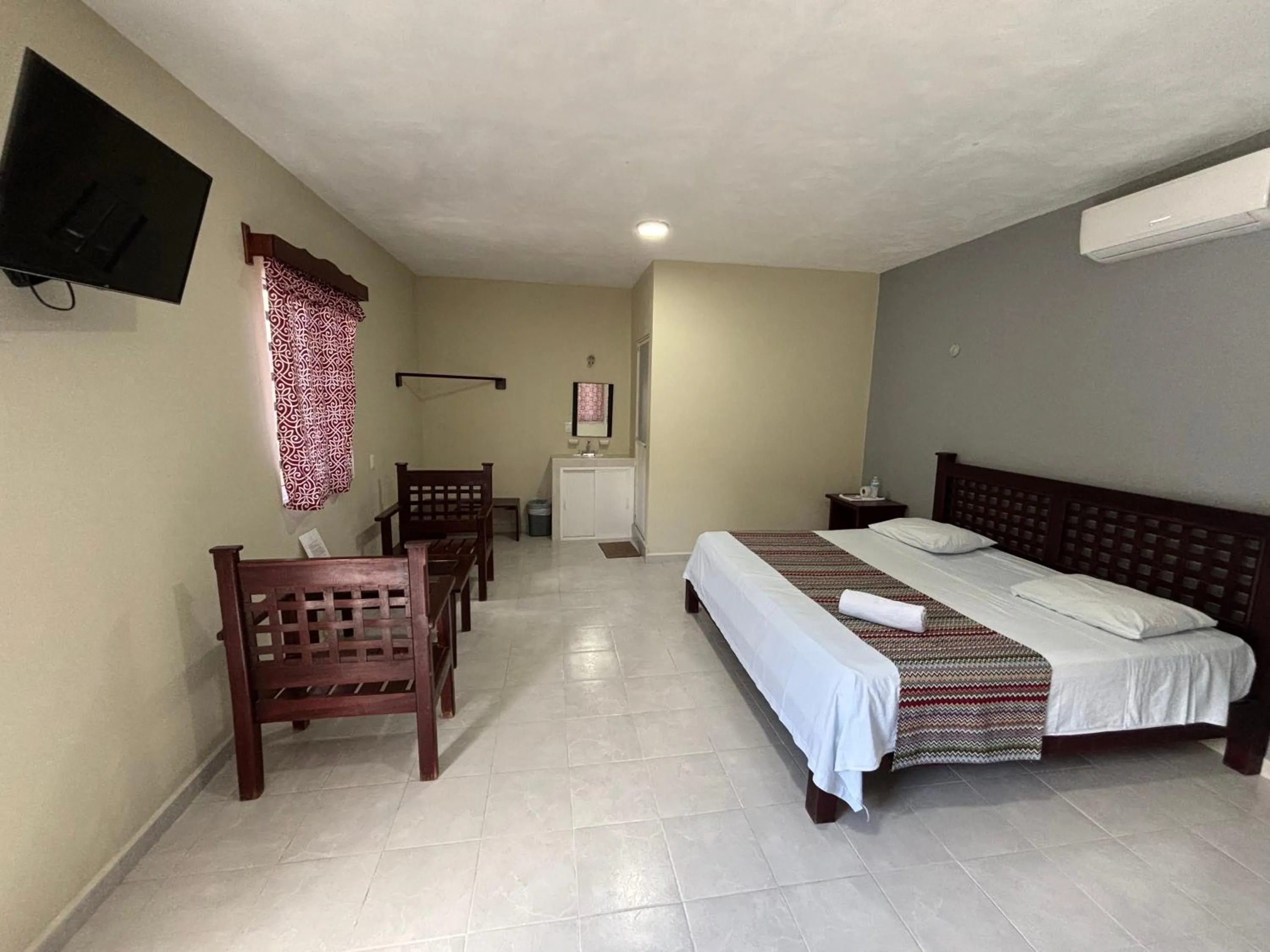 Bed in HOTEL VILLA CALAKMUL