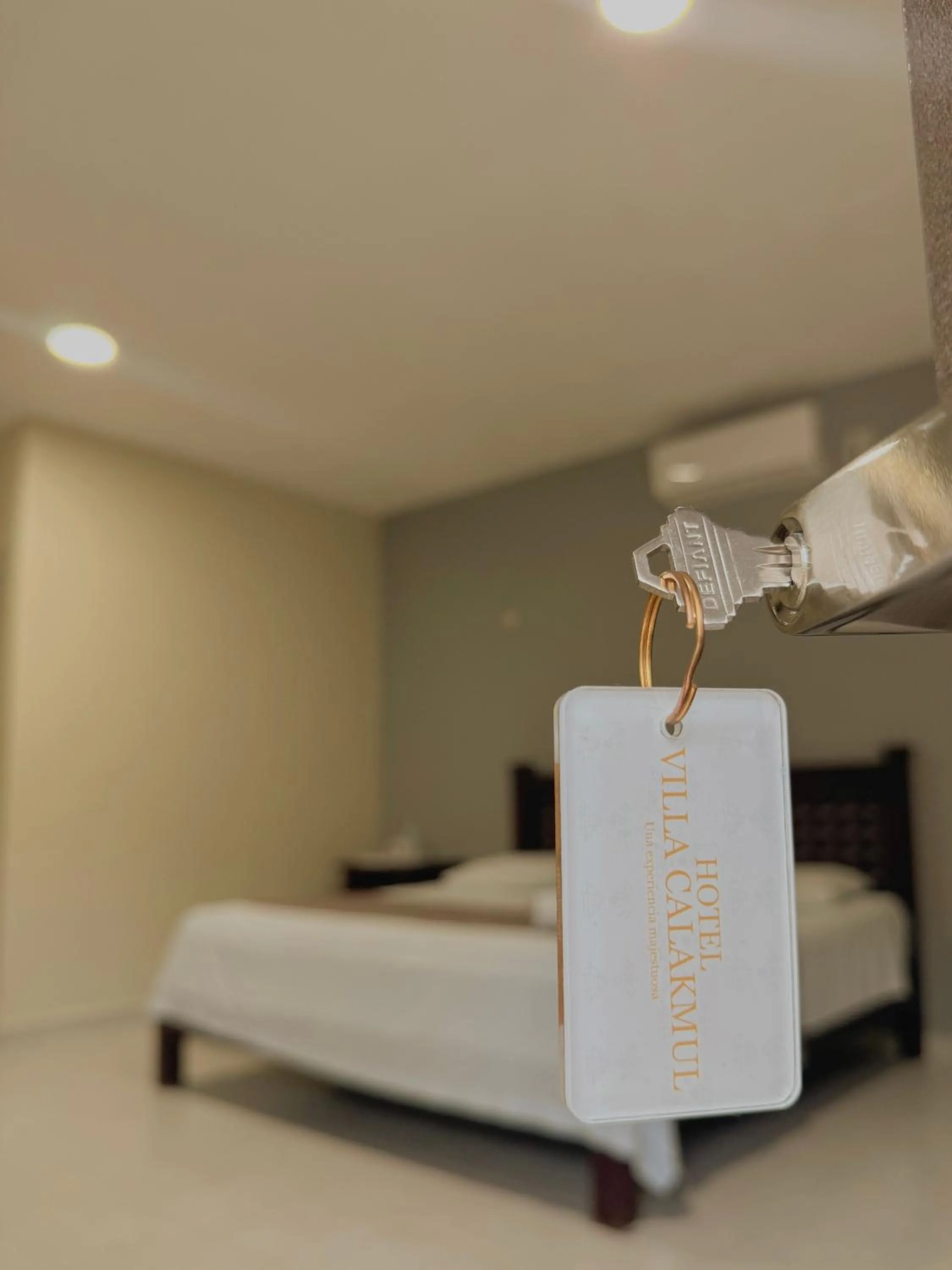 Bed in HOTEL VILLA CALAKMUL