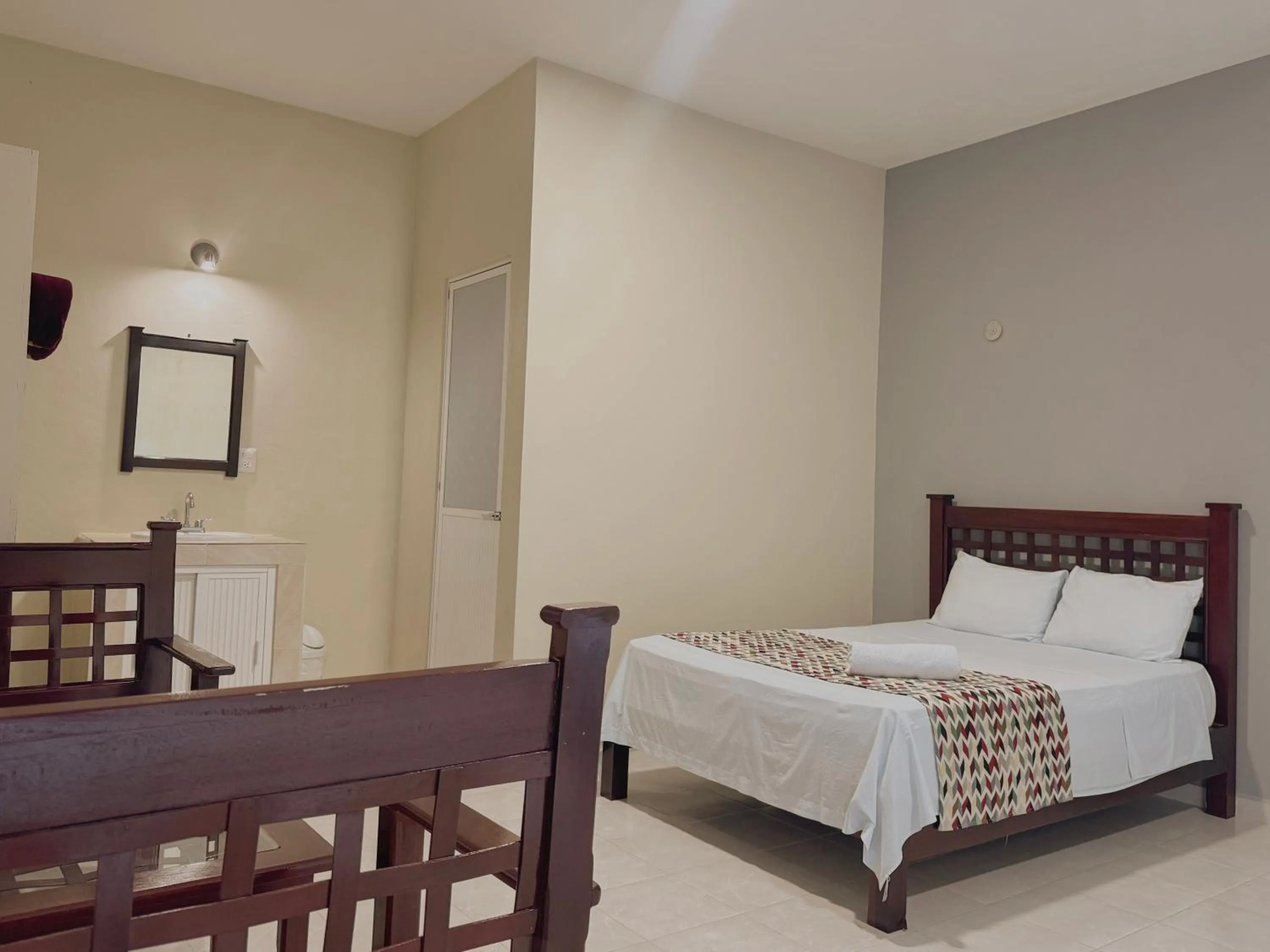 Bed in HOTEL VILLA CALAKMUL