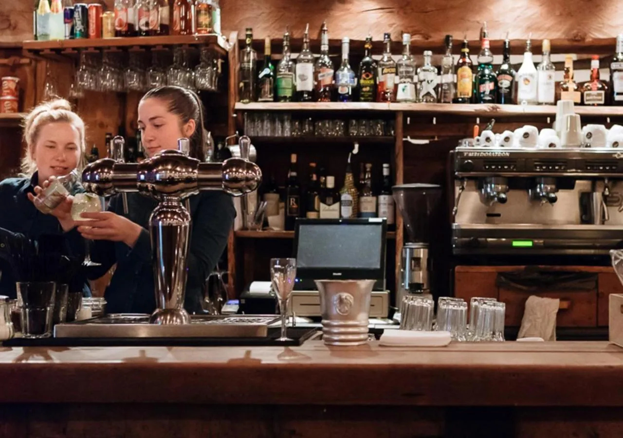 Lounge or bar in Langley Hotel La Vieille Ferme