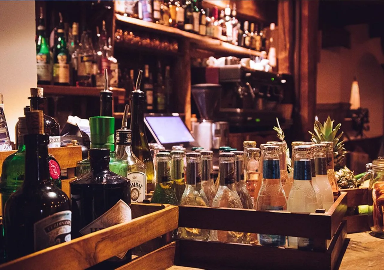 Lounge or bar in Langley Hotel La Vieille Ferme