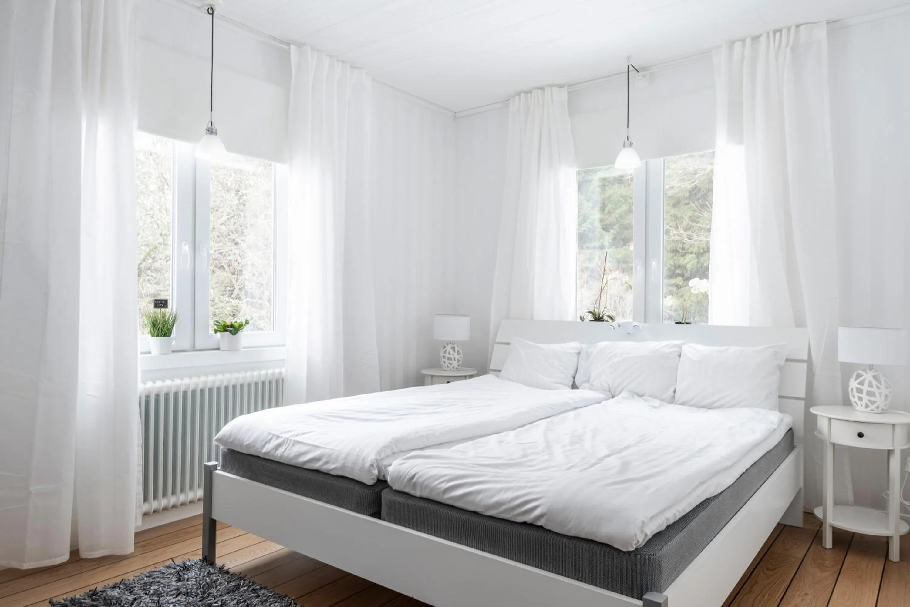 Bedroom, Bed in Villa Ekegården