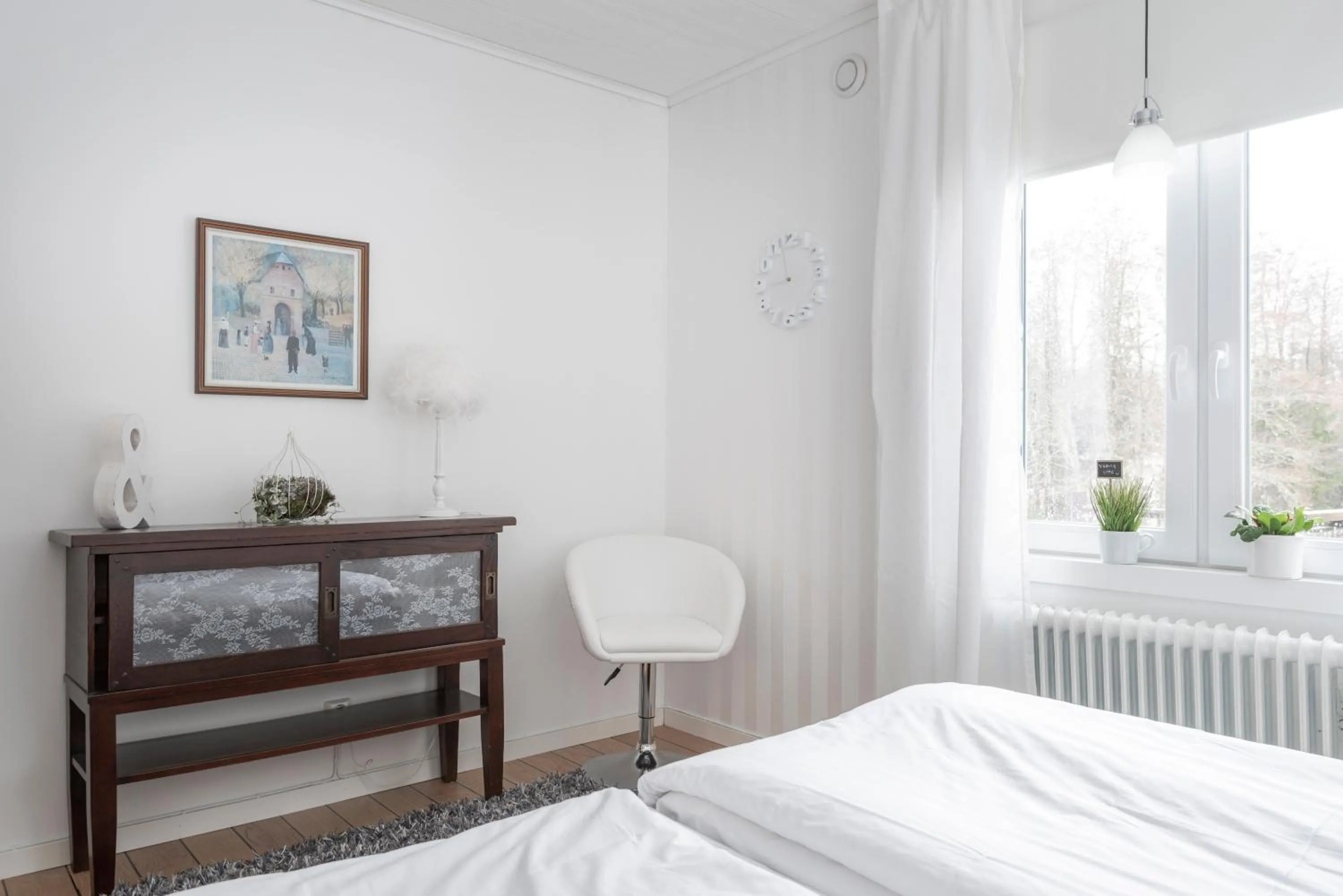 Bedroom, Bed in Villa Ekegården