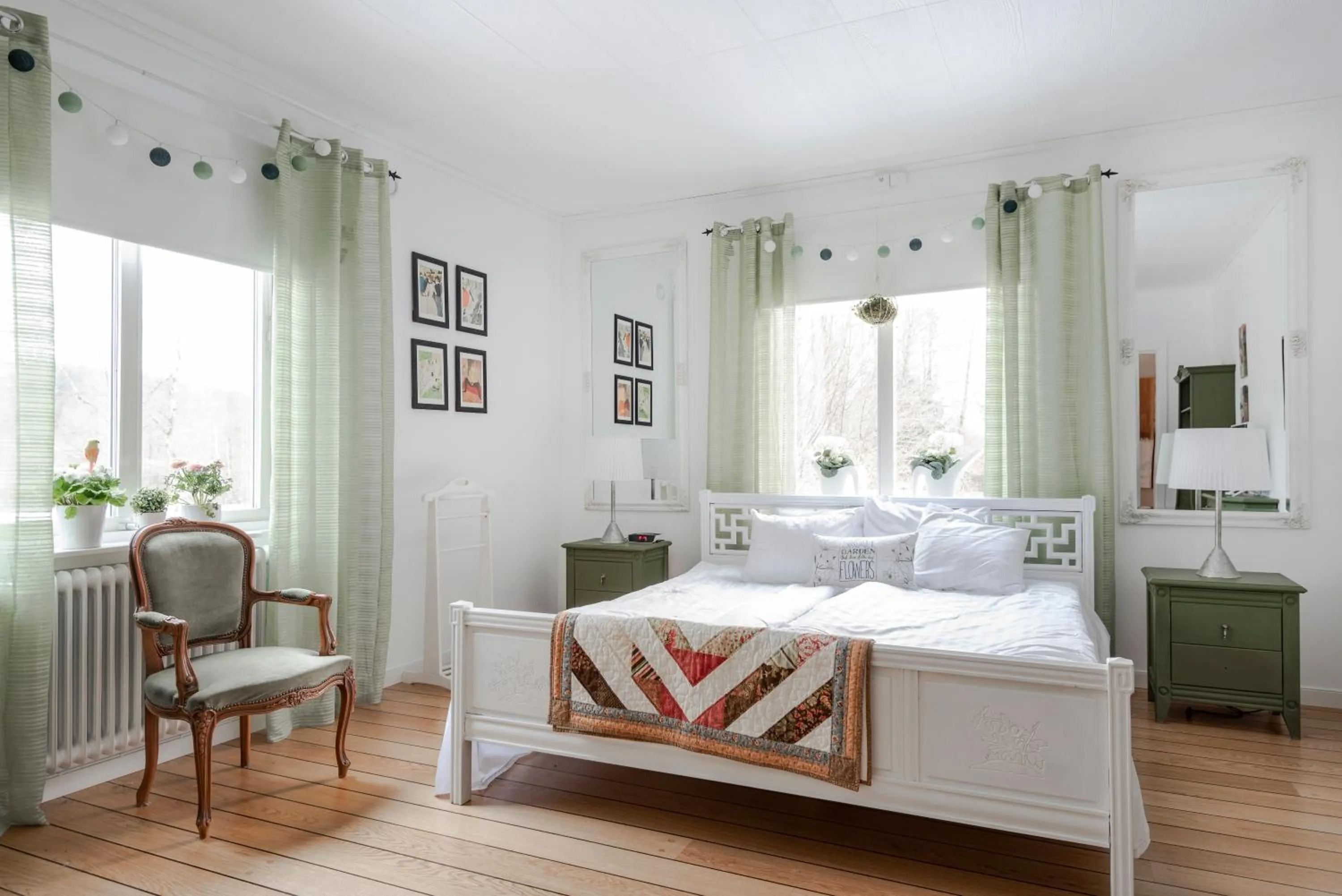 Bed in Villa Ekegården