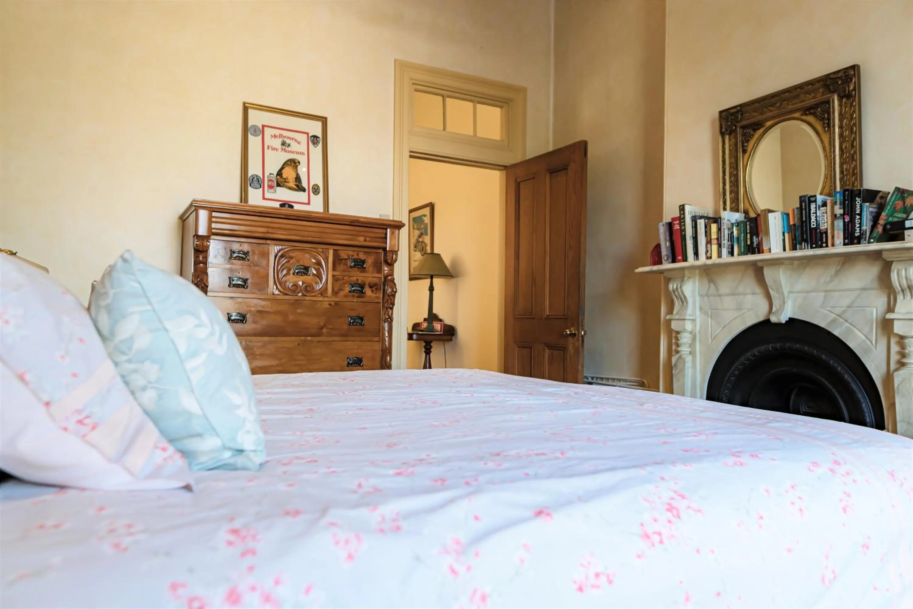 Bed in Fire Station Inn