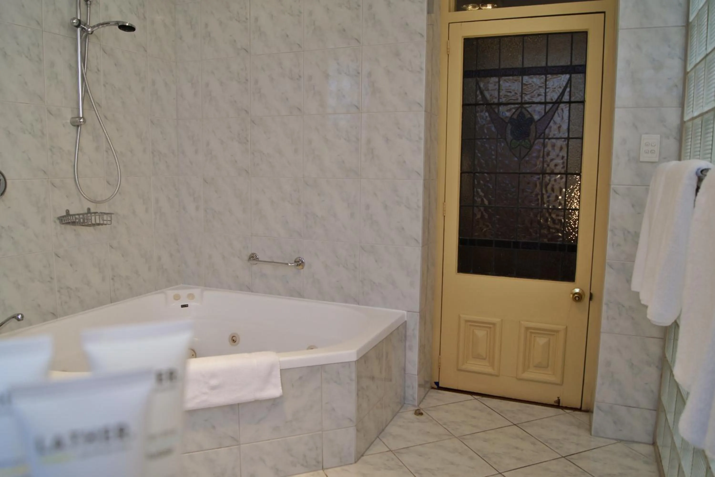 Shower in Fire Station Inn