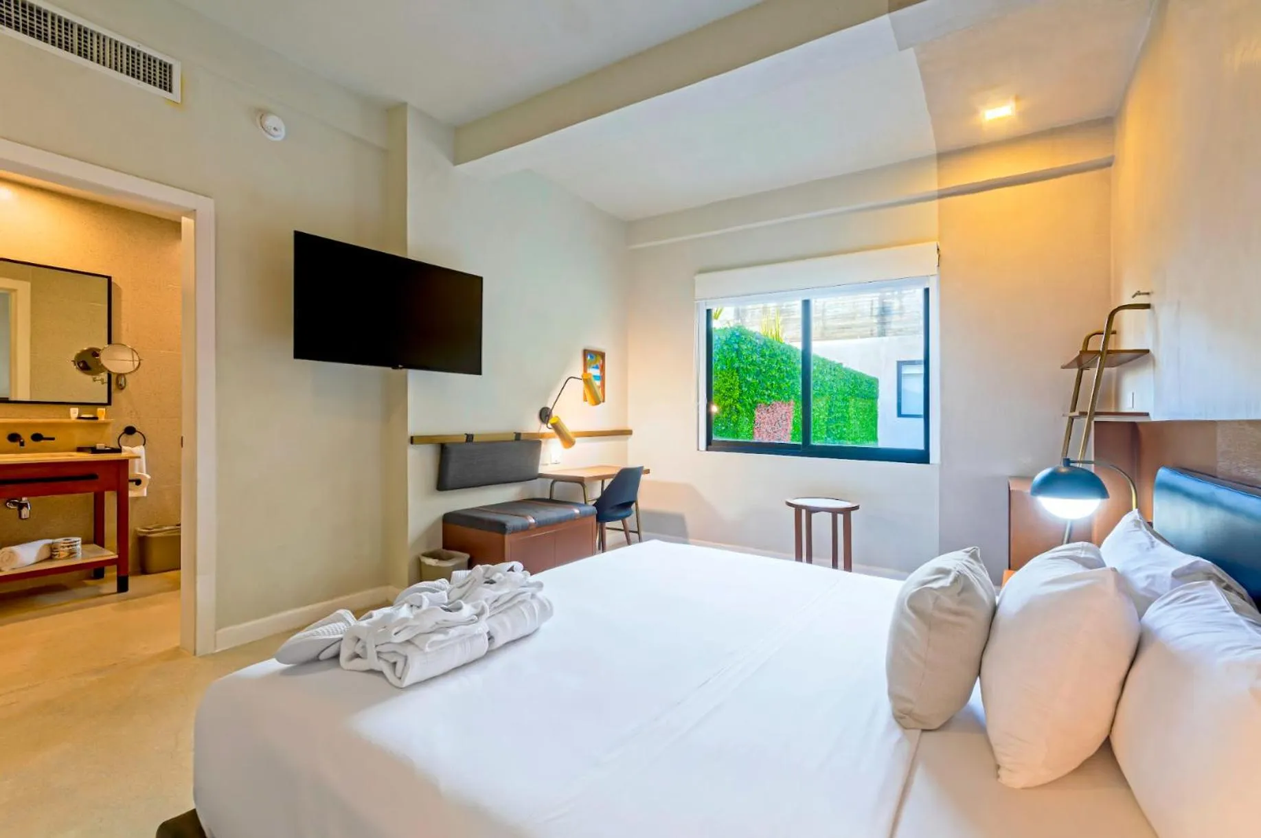 Decorative detail, Bed in Mex Hoteles