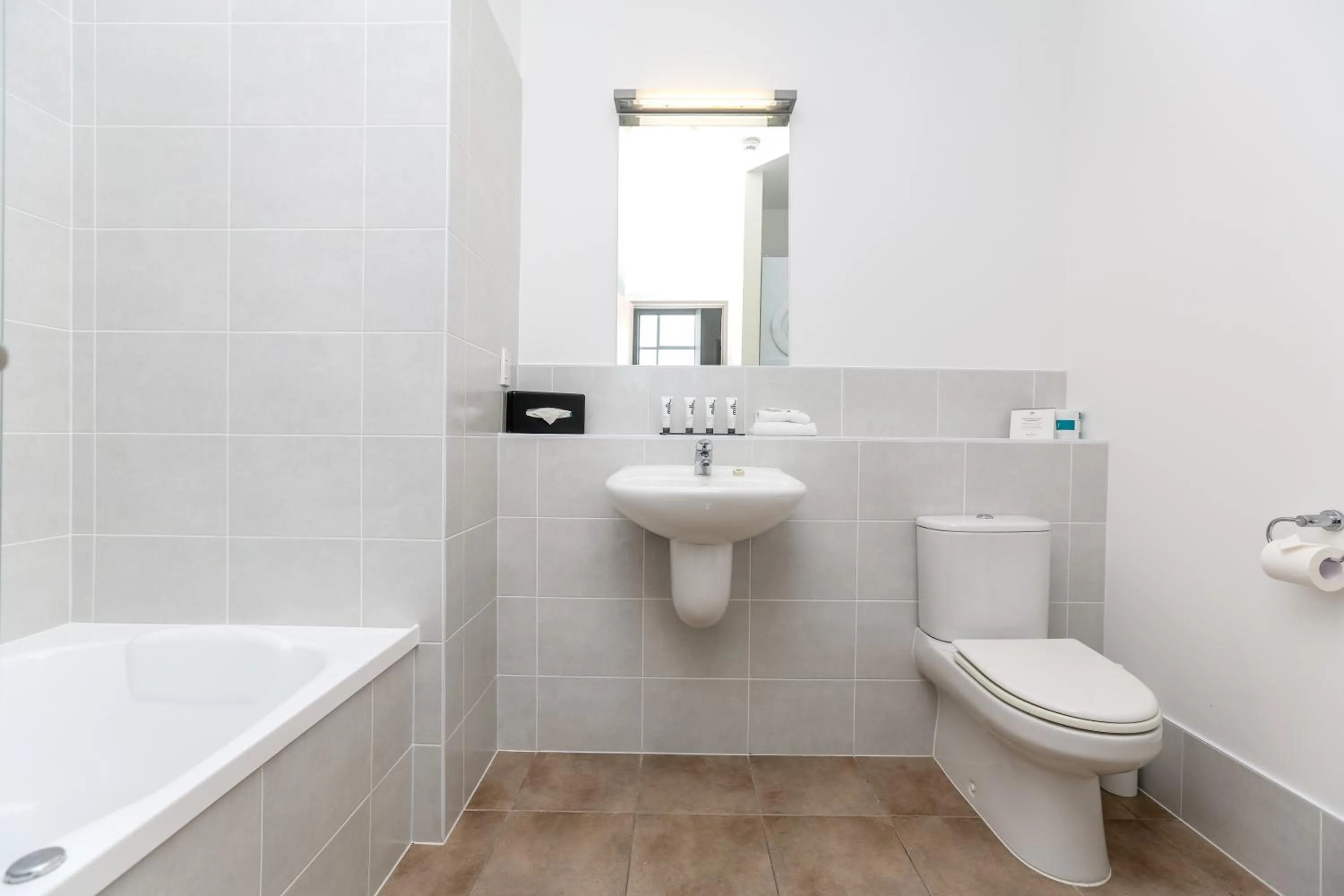 Bathroom in Quest New Plymouth CBD Apartment Hotel