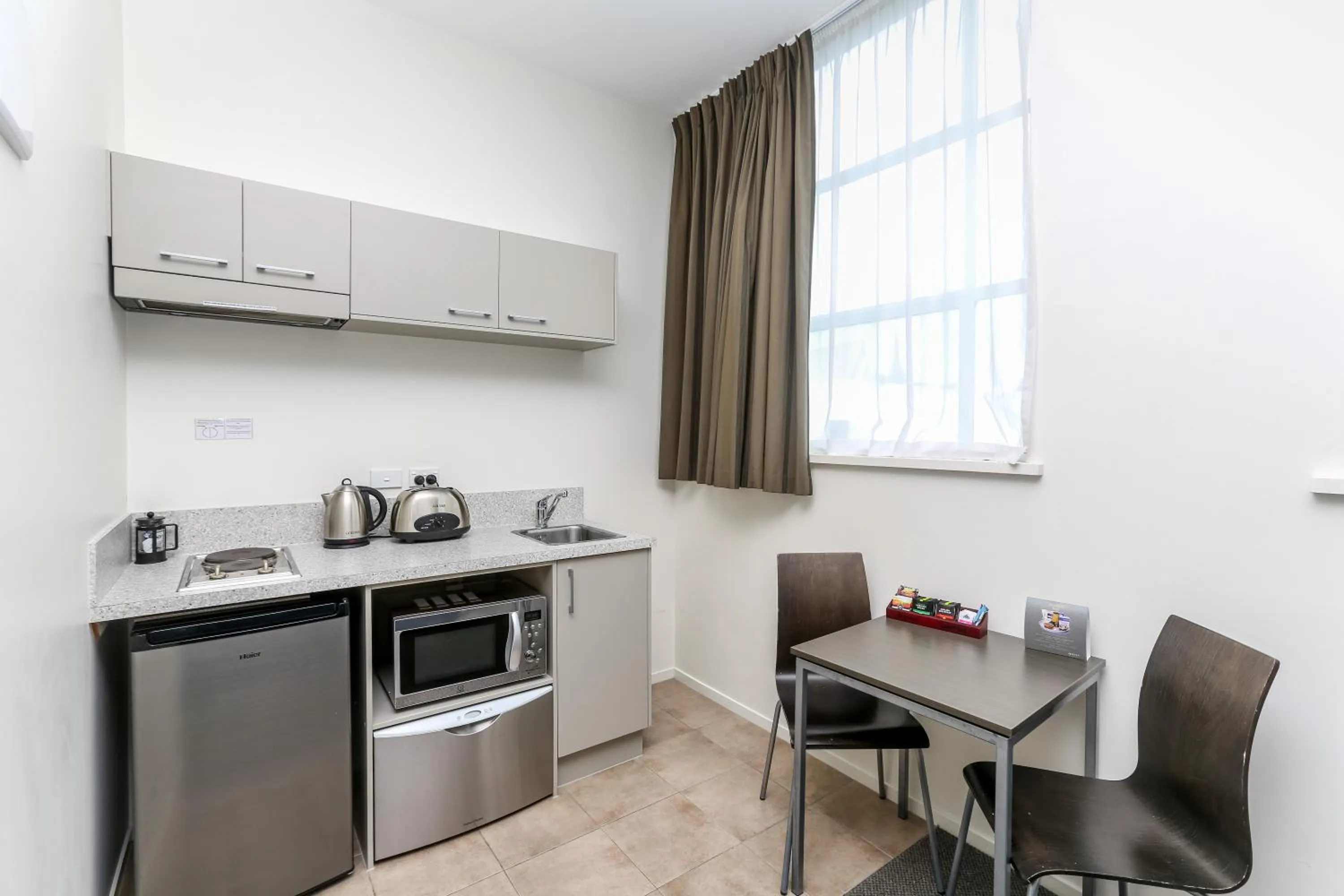 Dinner in Quest New Plymouth CBD Apartment Hotel