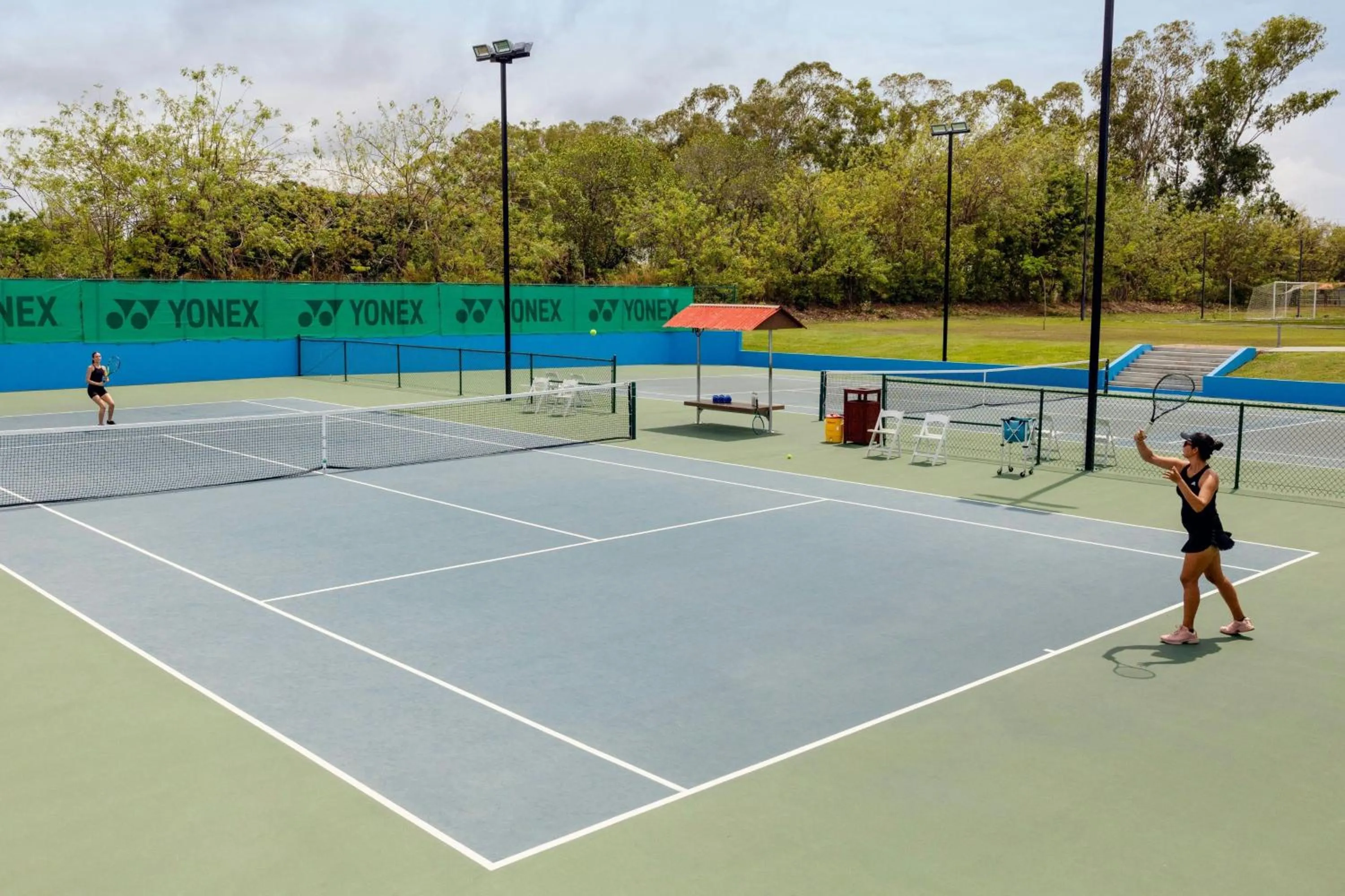 Tennis court in The Buenaventura Golf & Beach Resort, Autograph Collection