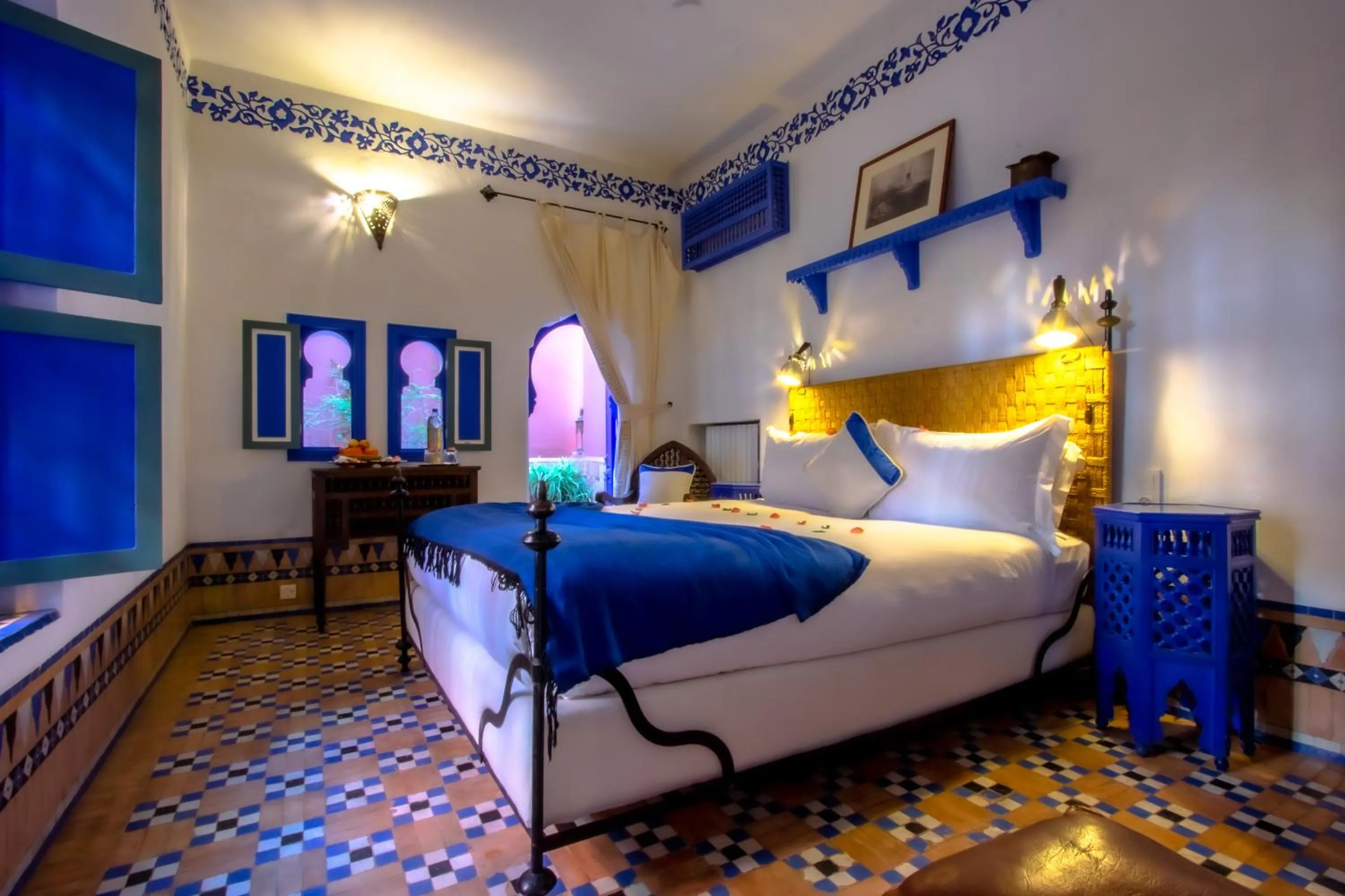Bedroom, Bed in Riad Kaiss By Anika