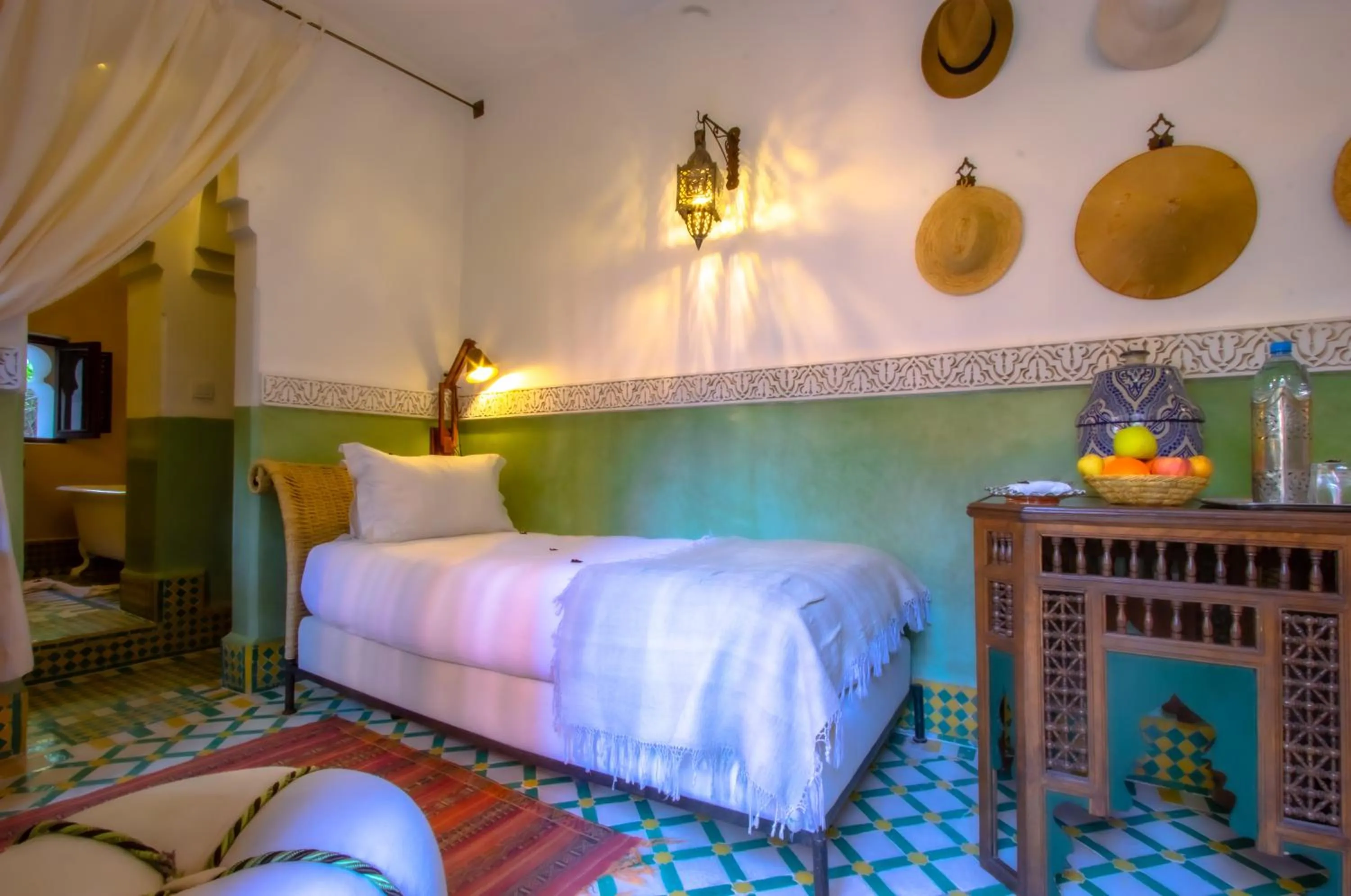 Bedroom, Bed in Riad Kaiss By Anika