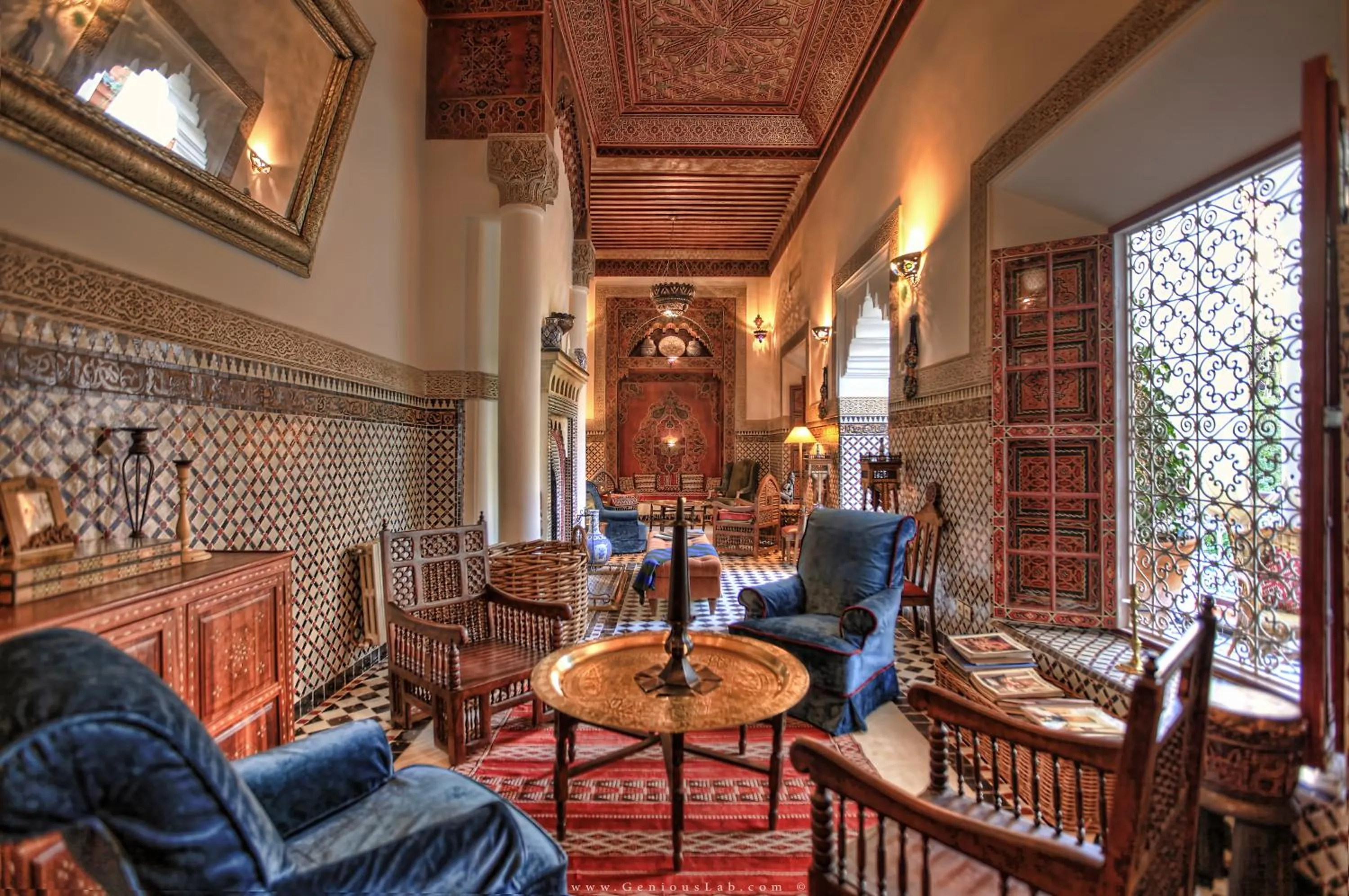 Seating area in Riad Kaiss By Anika