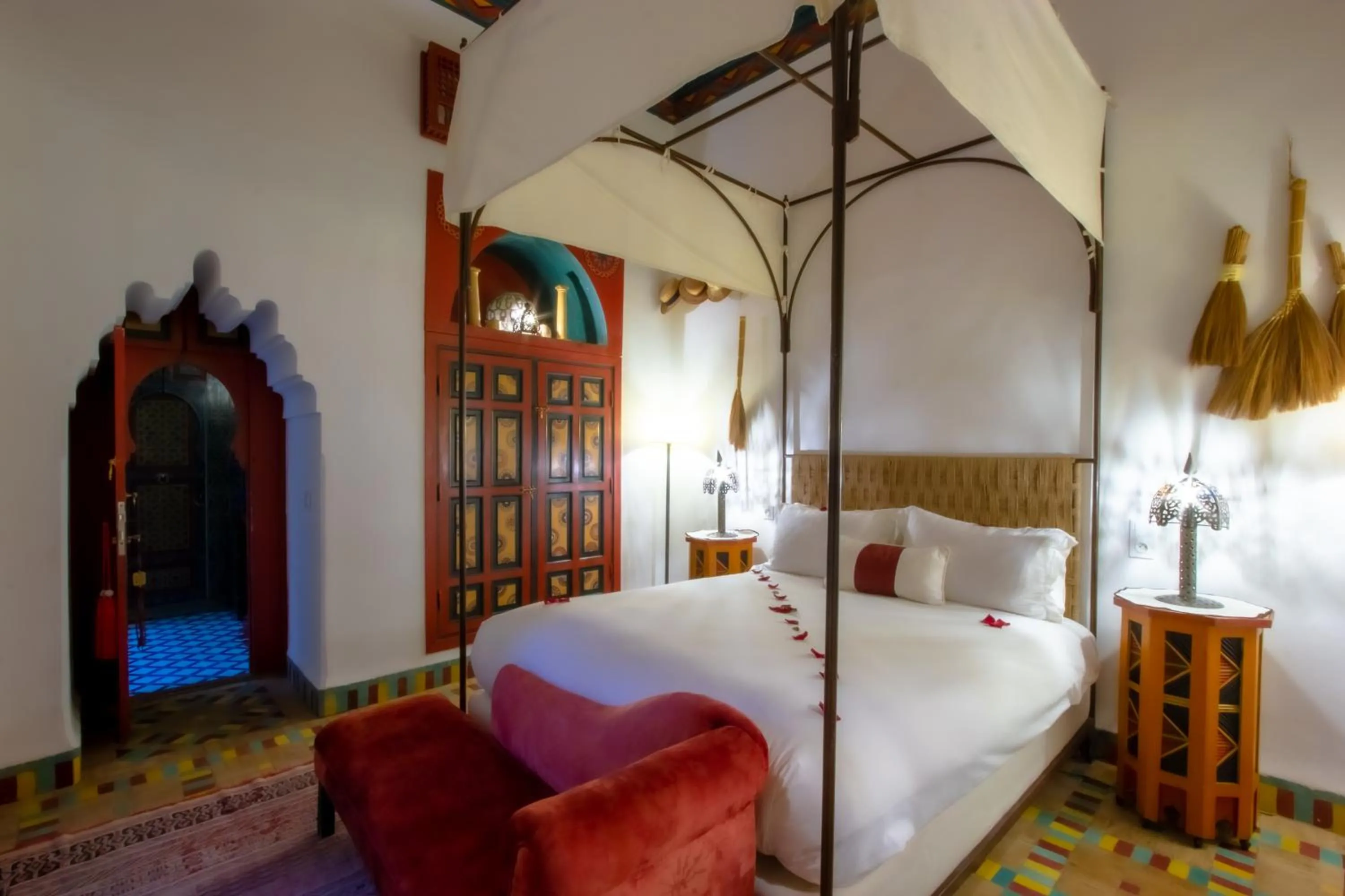 Bedroom, Bed in Riad Kaiss By Anika