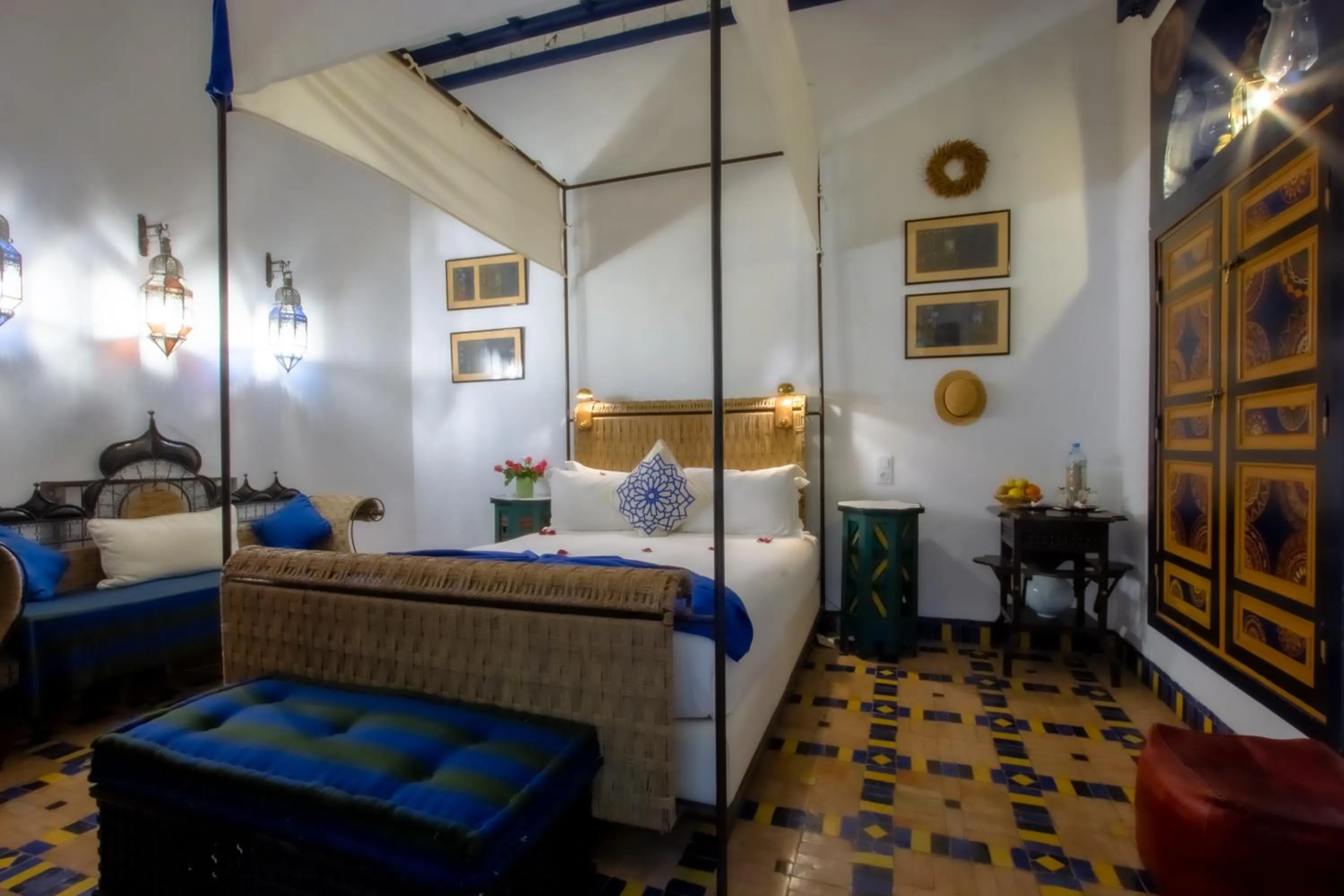 Bedroom, Bed in Riad Kaiss By Anika