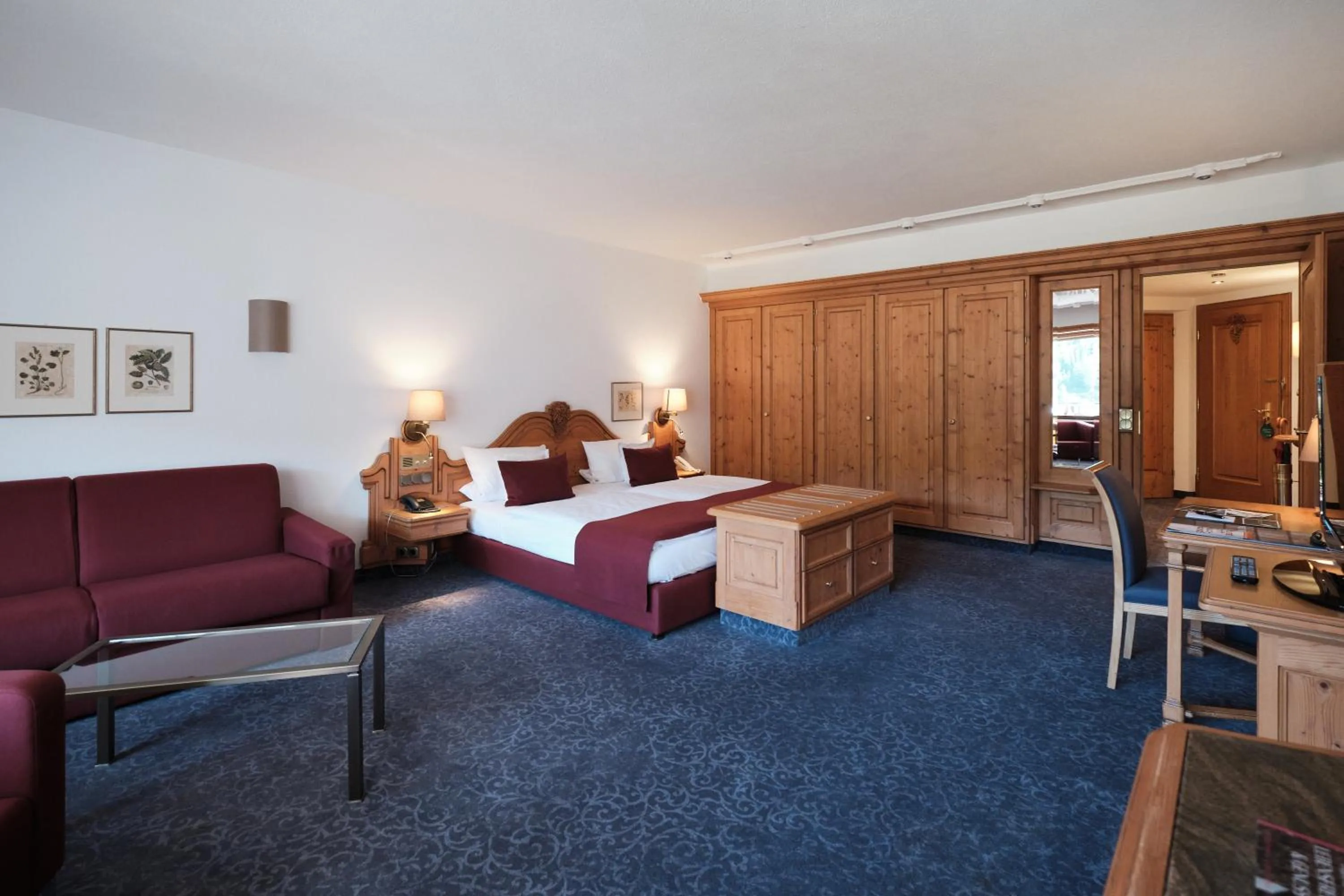 Bed in Hotel Traube Tonbach