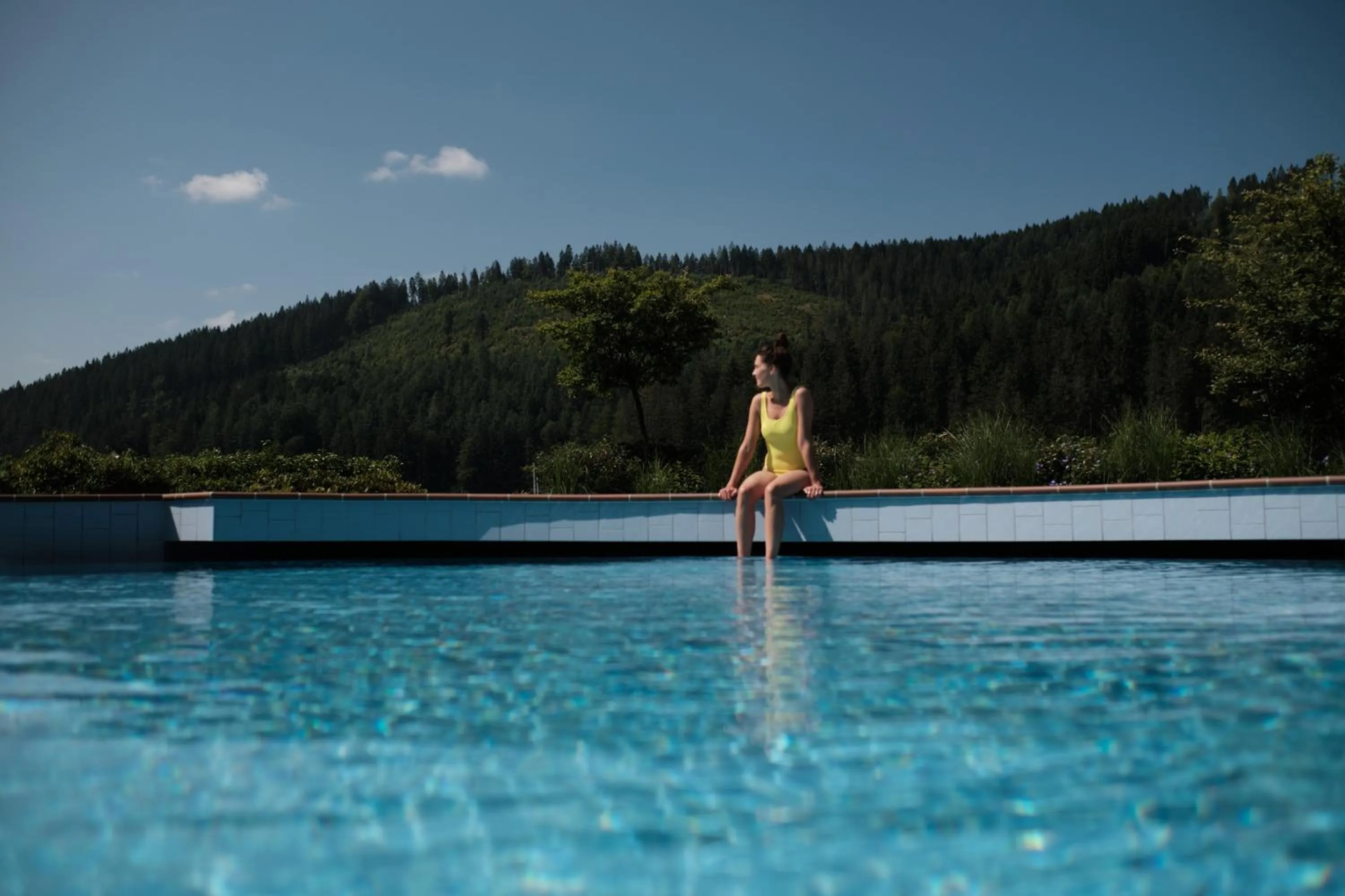 Swimming pool in Hotel Traube Tonbach