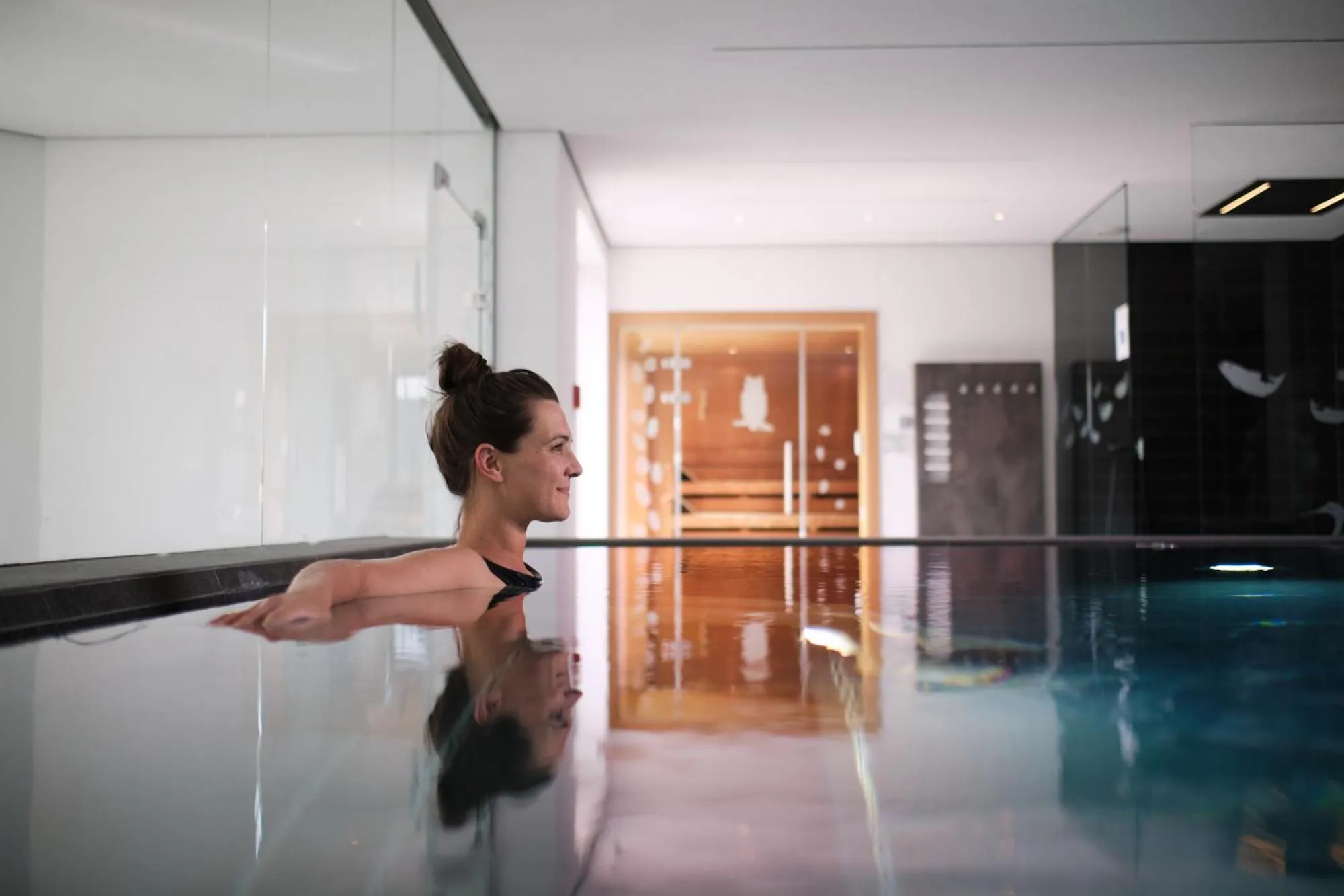 Swimming pool in Hotel Traube Tonbach